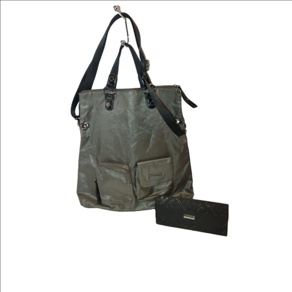 The Unbranded Brand Kenneth Cole Metallic Bag & Wallet Set Size ONE SIZE - 1 Thumbnail