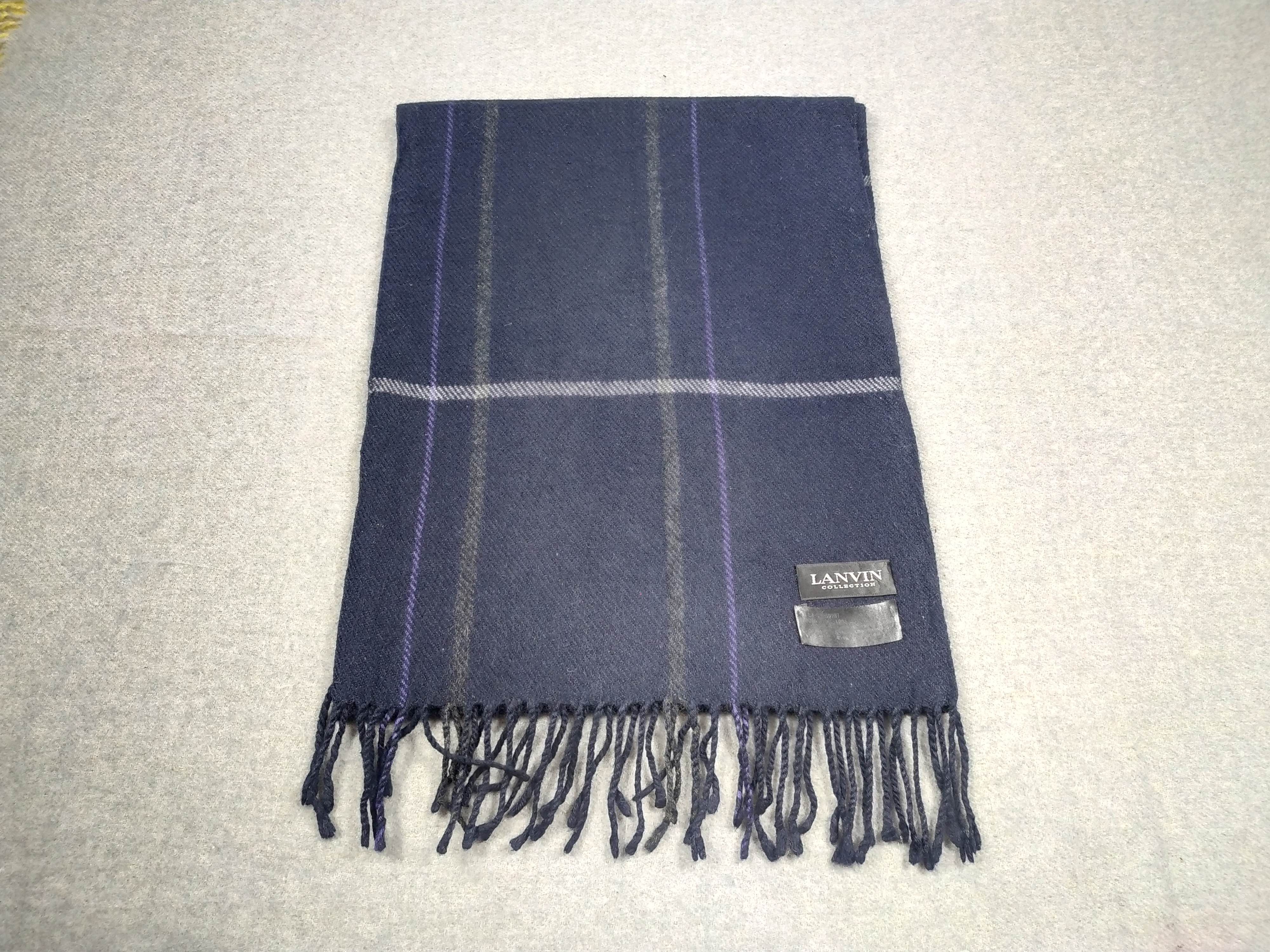 Lanvin × Vintage Lanvin Scarf / Muffler / Neckwear - WW689 Size ONE SIZE - 1 Thumbnail