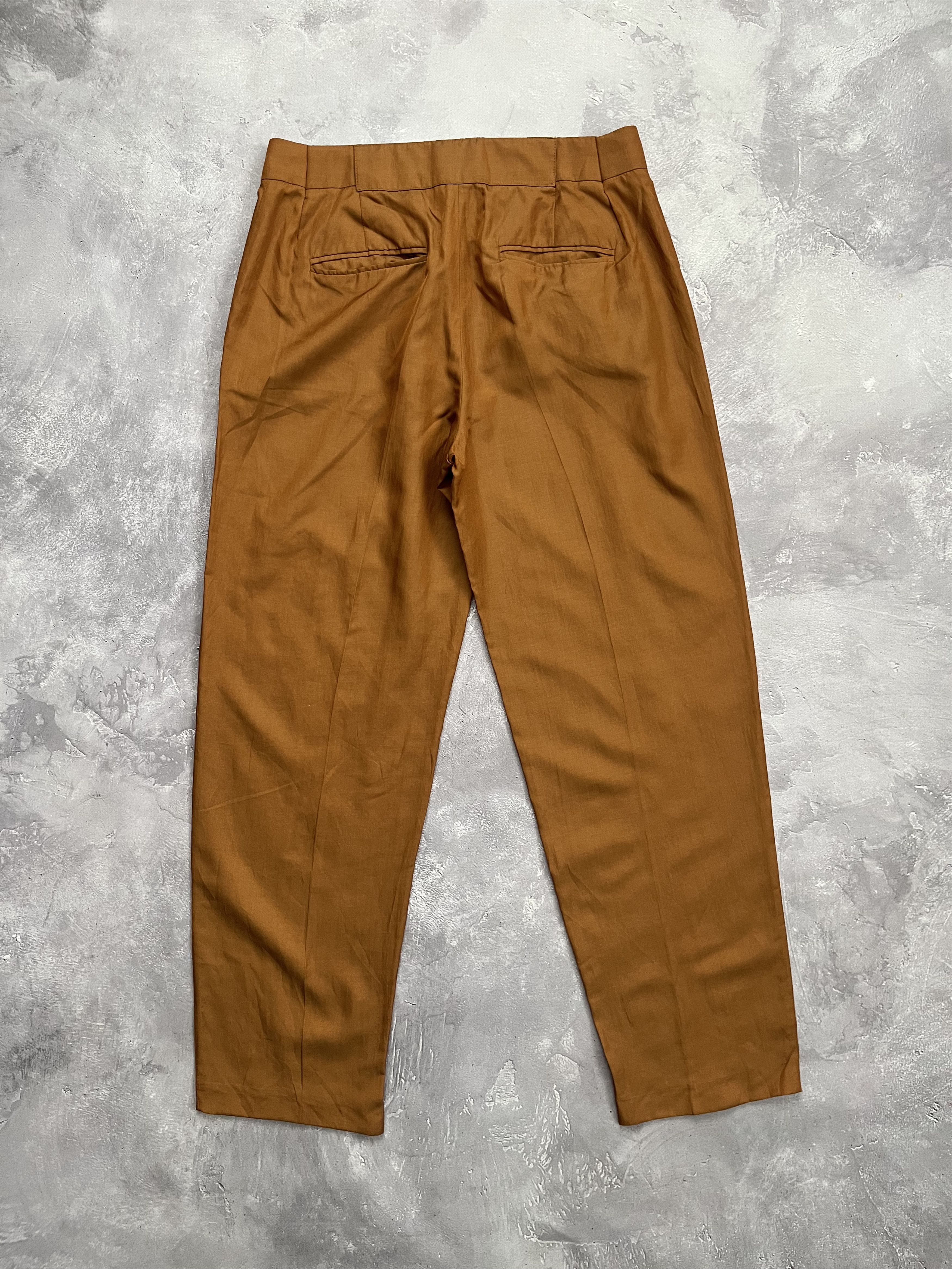 Max Mara Max Mara Silk Linen Two Piece Set V Neck Top / Pants Size S / US 4 / IT 40 - 20 Thumbnail