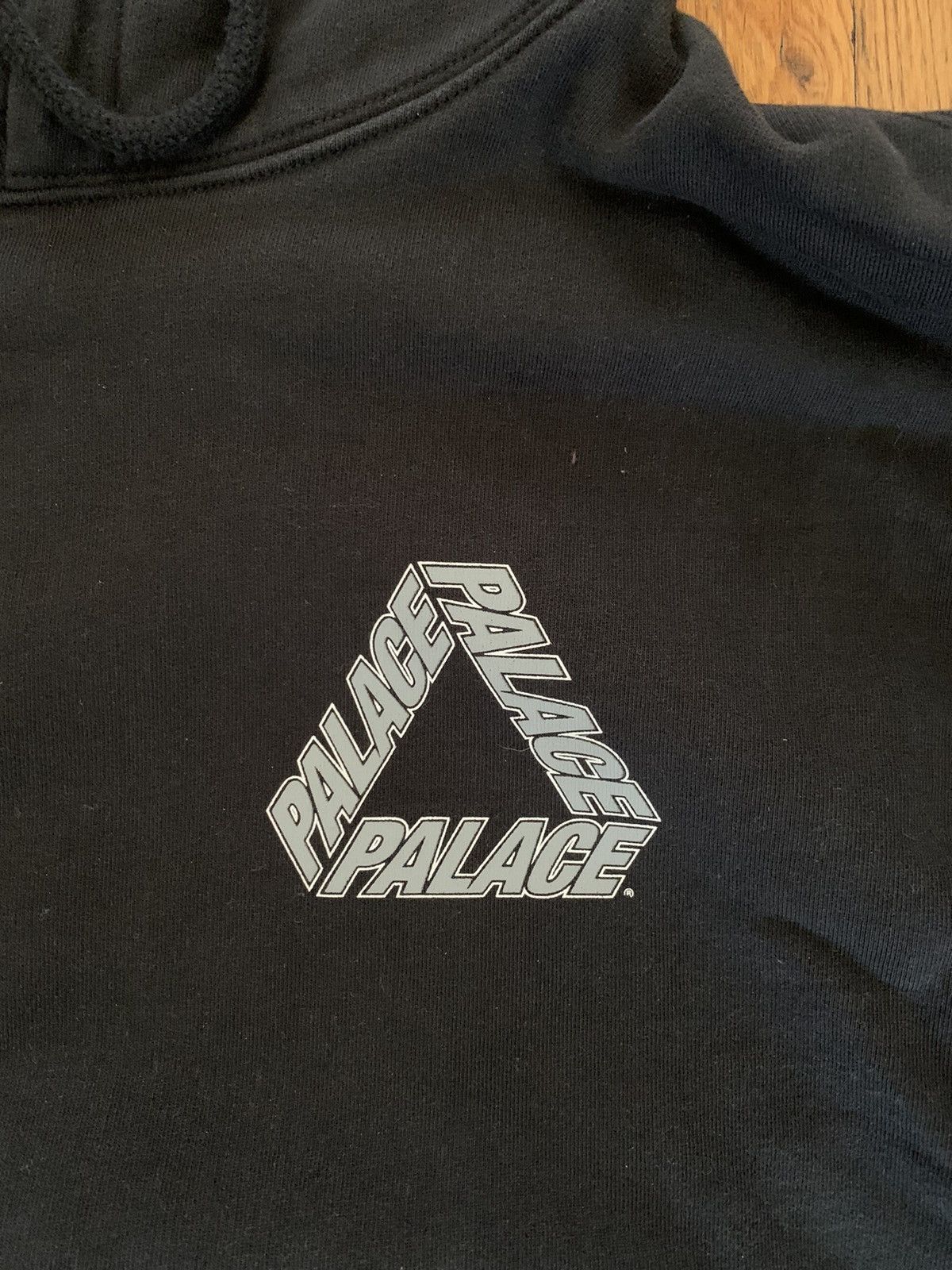 image of Palace Tri Ferg Hoodie in Black, Men's (Size XL)