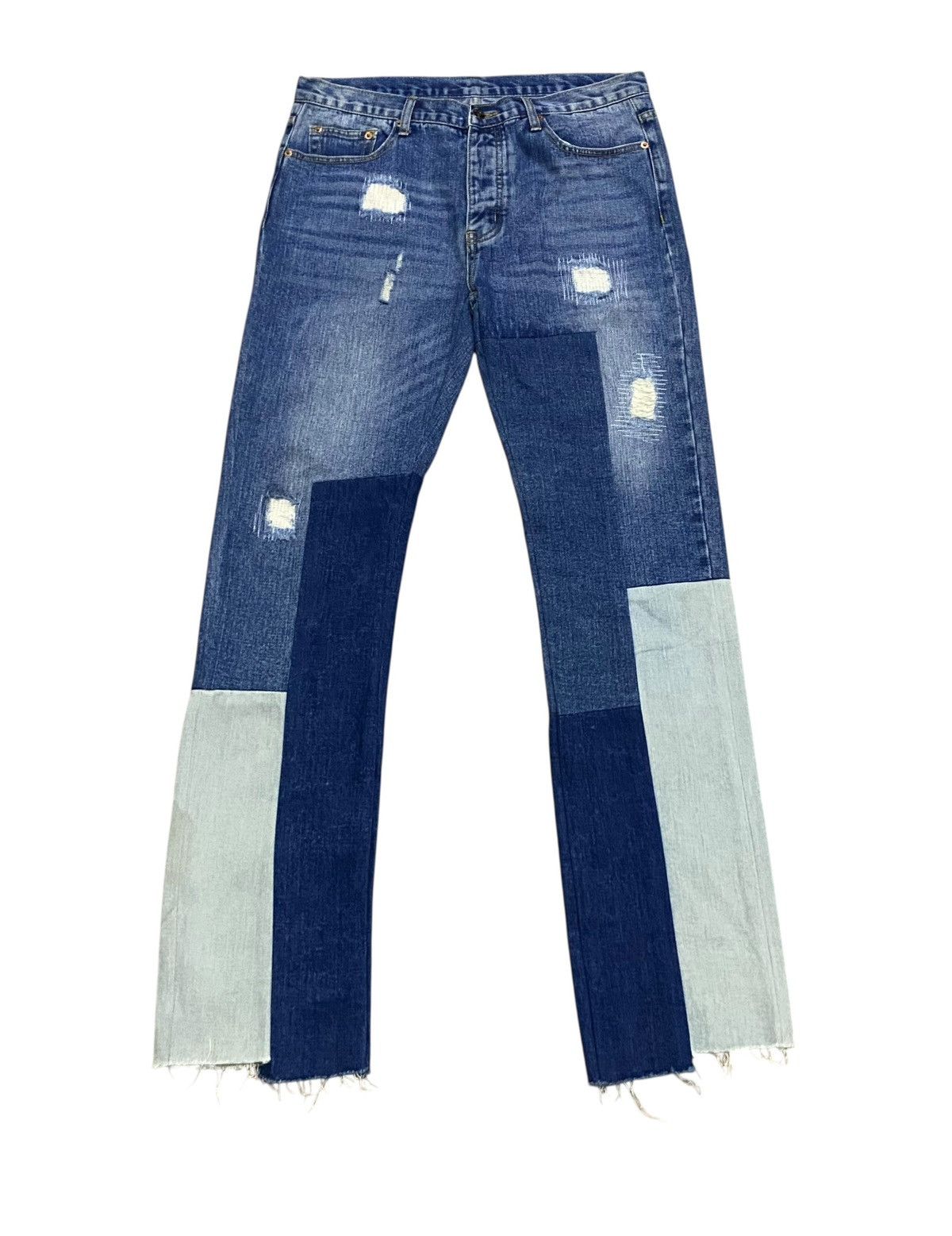 Very Rare Vintage Valentino Italy Patchwork Jeans 1990s