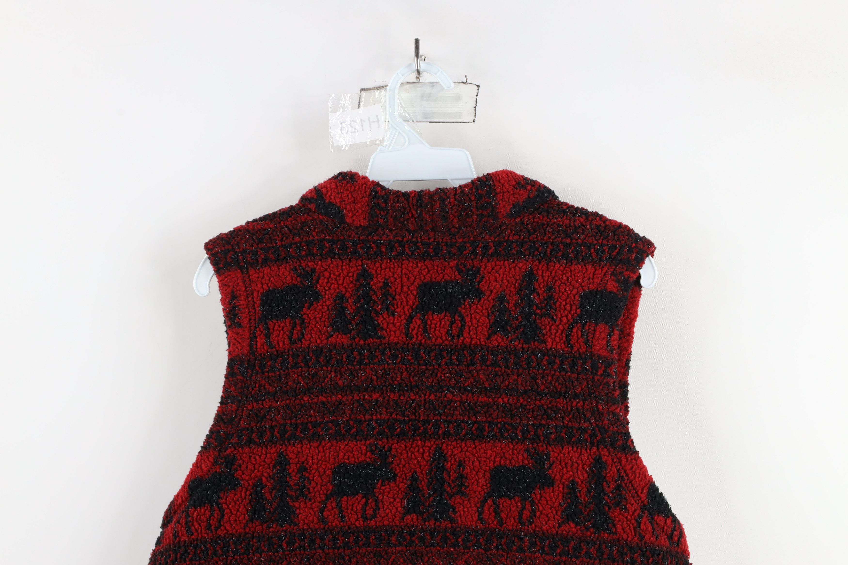 Vintage × Woolrich Woolen Mills Vintage 90s Woolrich Toggle Button Moose Tree Vest Jacket Size L / US 10 / IT 46 - 11 Thumbnail
