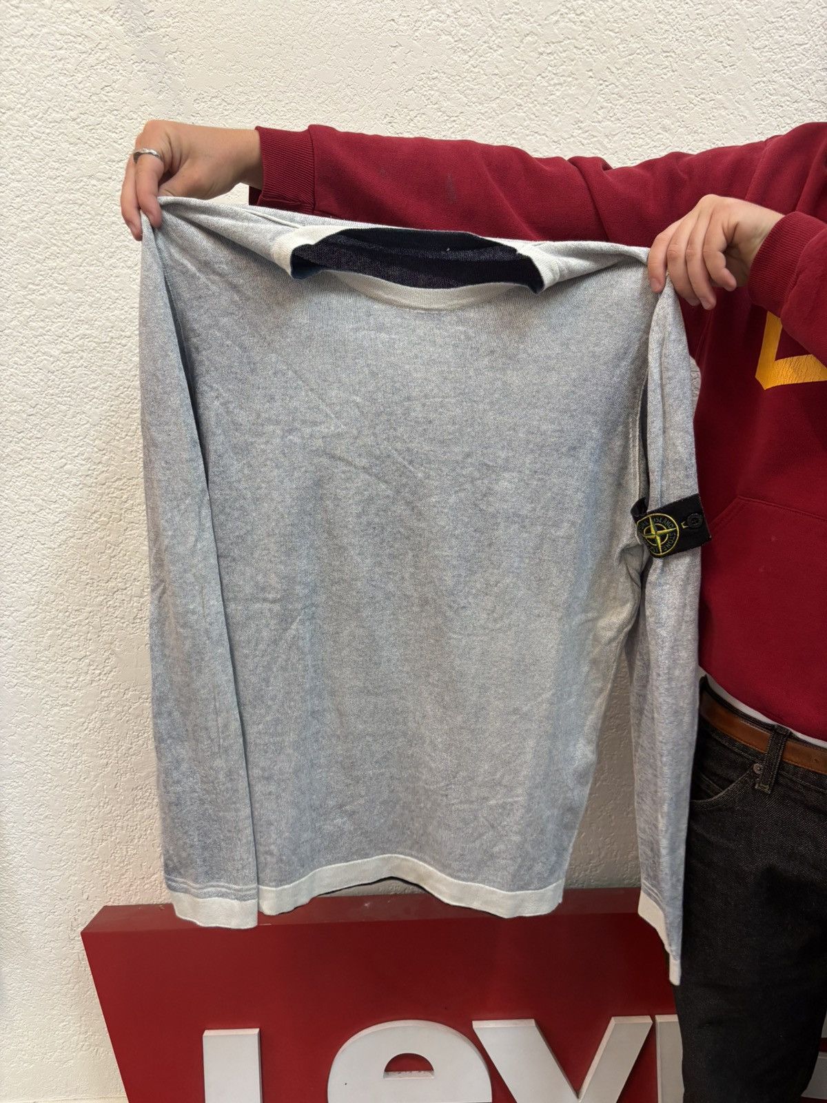 Stone Island Rare reversible two tone stone island long sleeve Size US XL / EU 56 / 4 - 1 Thumbnail