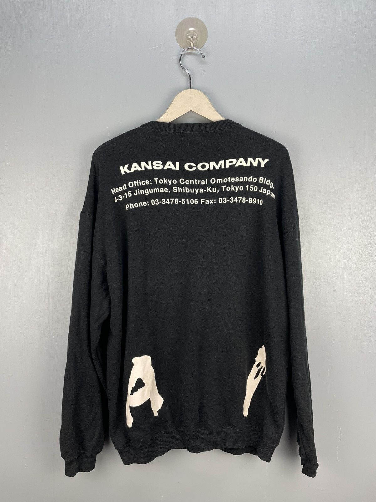 Kansai Yamamoto Vintage Kansai Yamamoto Kansai Man sweatshir Size US XL / EU 56 / 4 - 2 Thumbnail