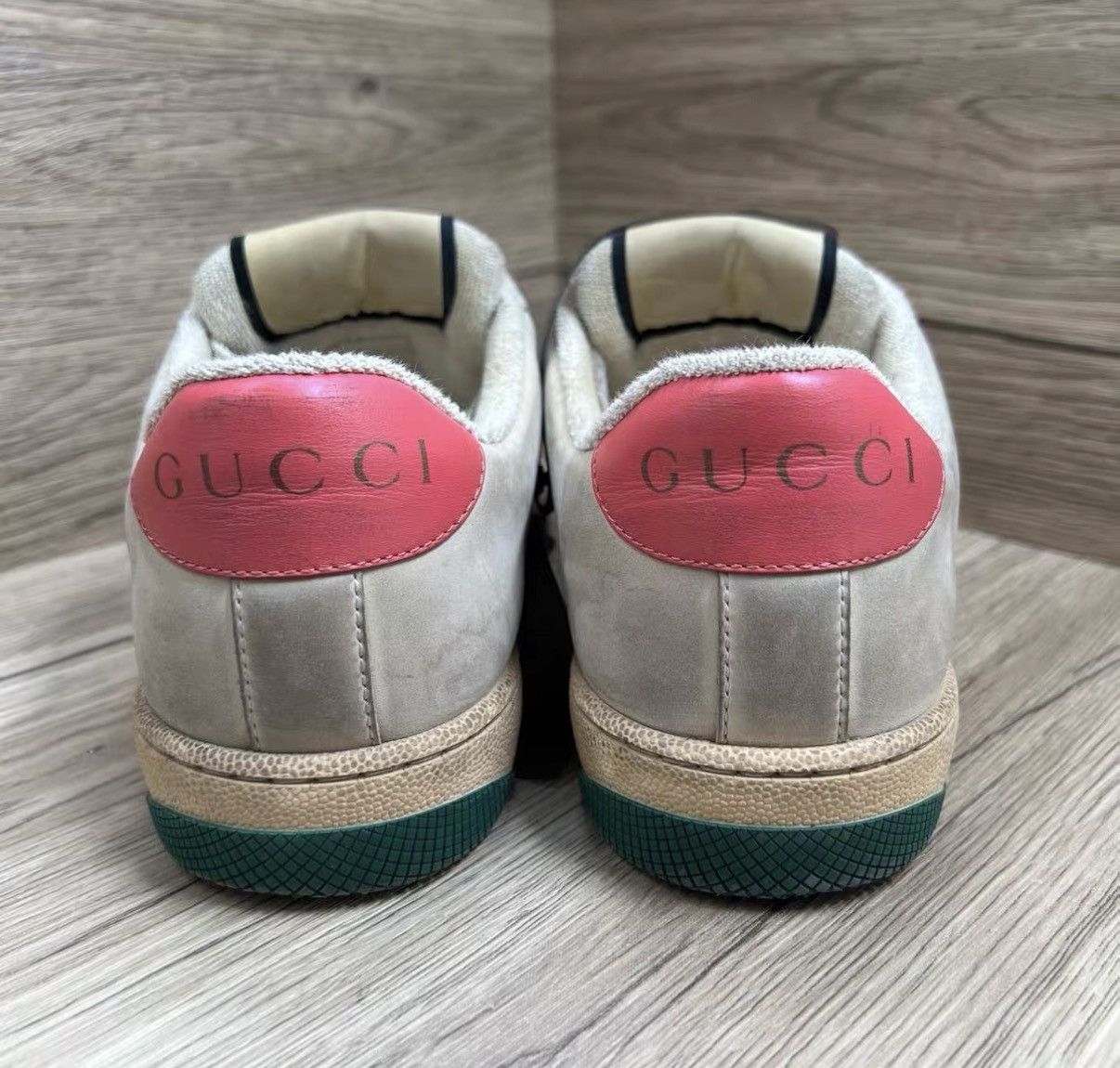 Gucci Gucci Dirty Grey-Pink Sneakers J41 Size US 7 / IT 37 - 5 Thumbnail