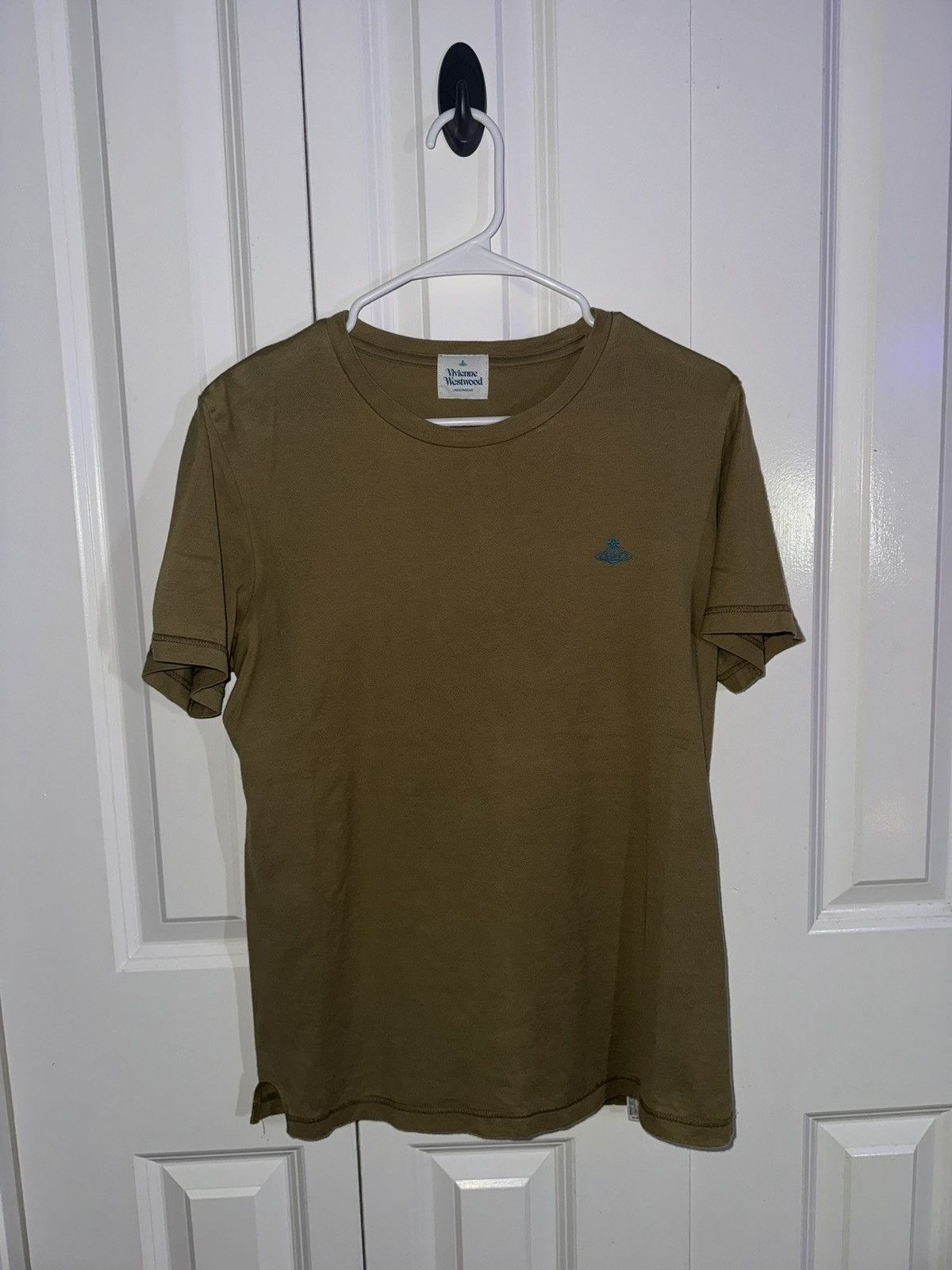 Vivienne Westwood Vivienne Westwood Men’s Embroidered Brown Undershirt Size US M / EU 48-50 / 2 - 1 Thumbnail