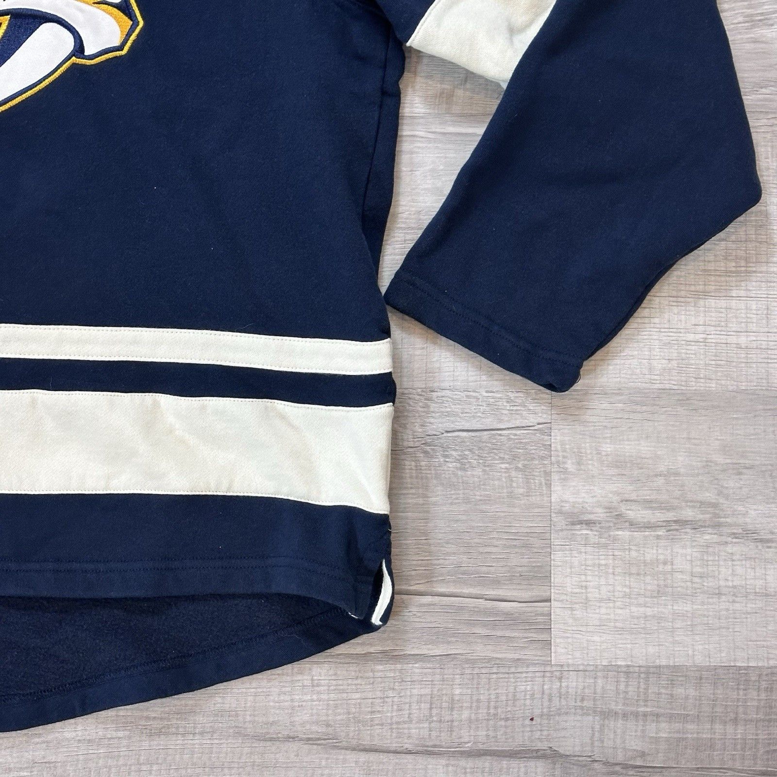 NHL Nashville Predators Hoodie Lace Pullover Sweatshirt Large Size US L / EU 52-54 / 3 - 3 Thumbnail