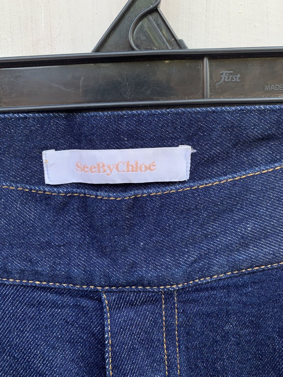 Chloe × See by Chloe × Vintage See by chloe cuffed wide leg jeans pant Size 29" - 7 Thumbnail