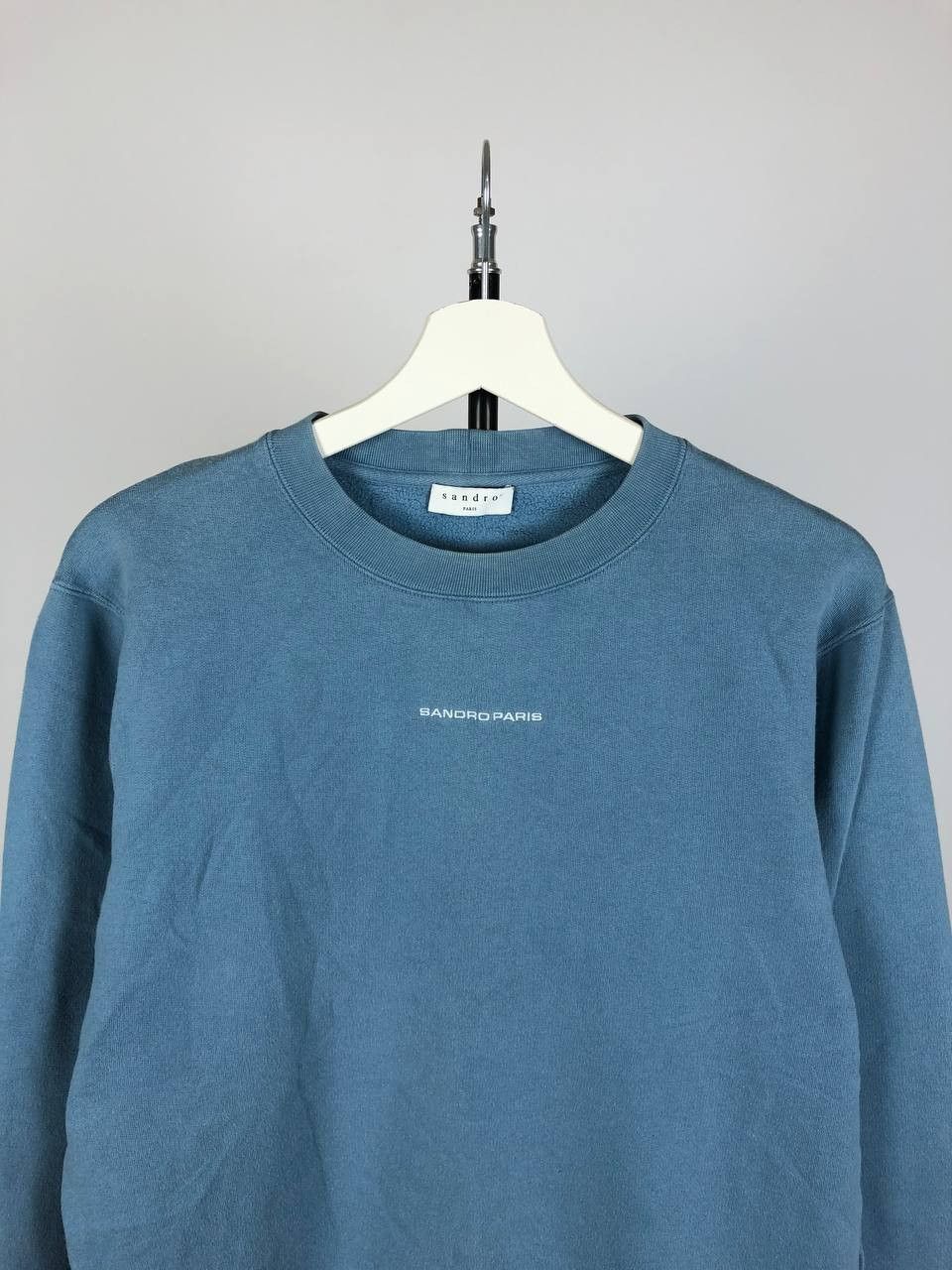 Sandro Sandro Paris Sweatshirt Crewneck Center Embroidered Logo S Size US S / EU 44-46 / 1 - 2 Thumbnail