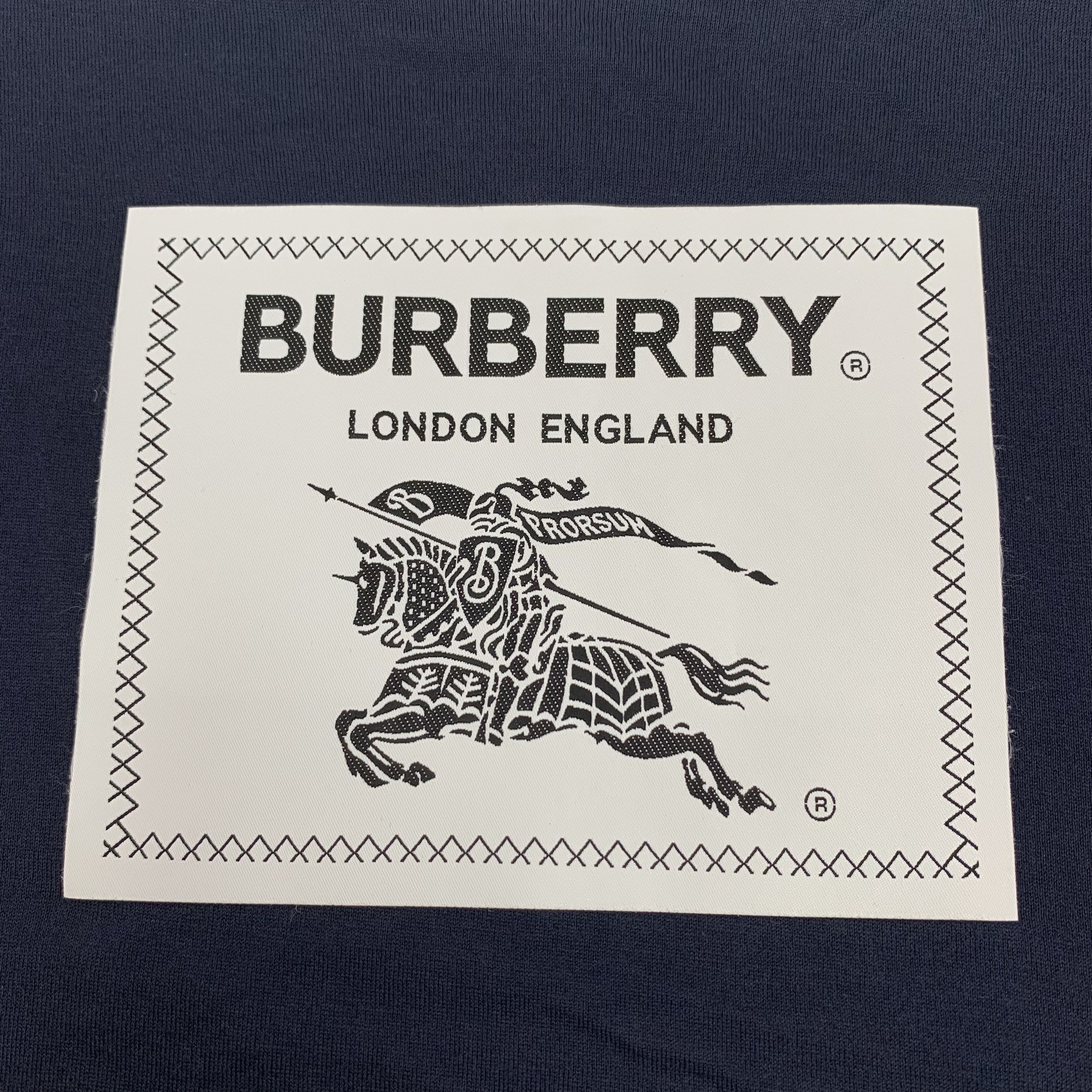 Burberry Burberry Appliqué T-Shirt Navy (M) Size US M / EU 48-50 / 2 - 5 Thumbnail