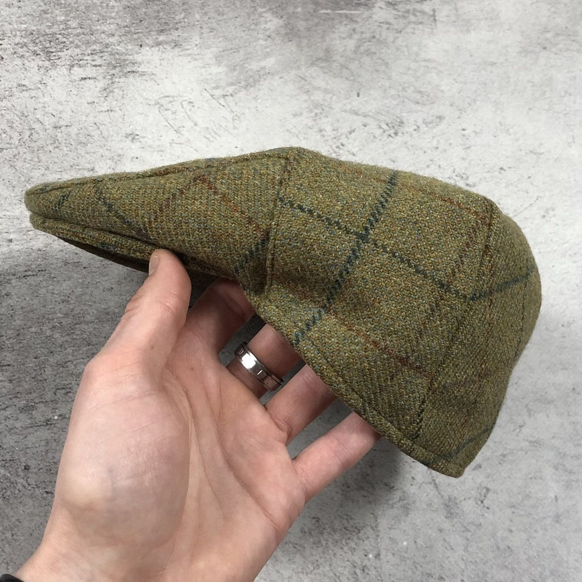 Barbour Barbour Plaid Tweed Flat Cap Size ONE SIZE - 5 Thumbnail