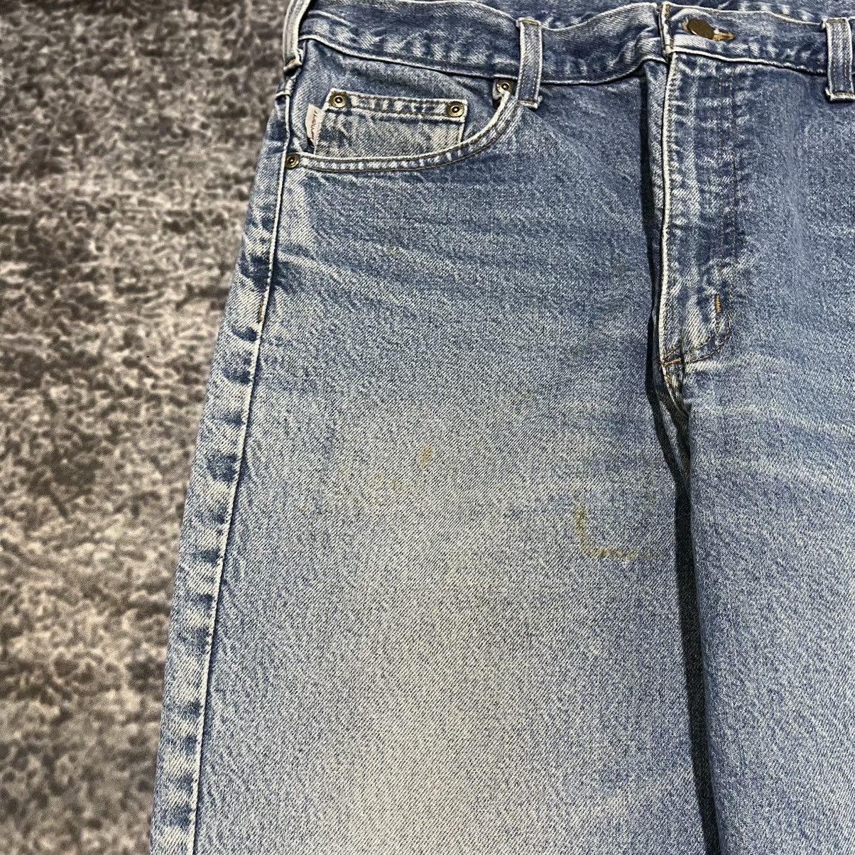 Carhartt Vintage Carhartt Blue Faded Relaxed Workwear Skater Jeans Size US 38 / EU 54 - 9 Thumbnail