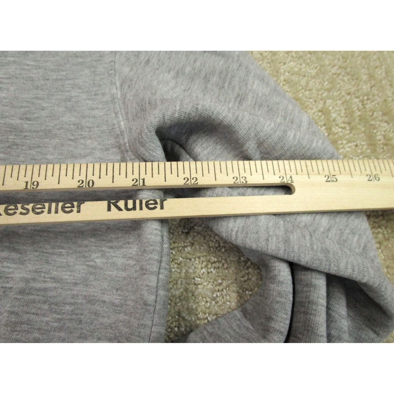 Nike VINTAGE Nike Hoodie Men Medium Gray Sweatshirt Pullover Center Logo Y2K 00s Gym Size US M / EU 48-50 / 2 - 6 Thumbnail