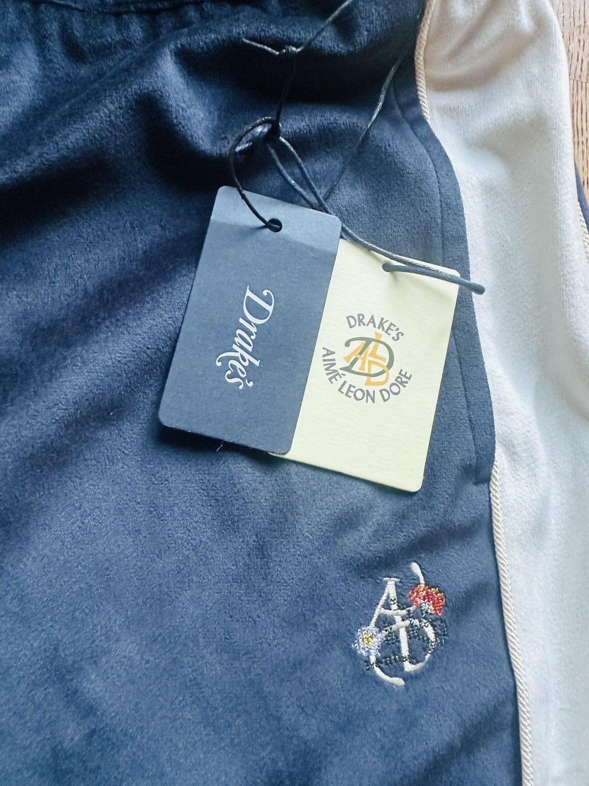 Aime Leon Dore x Drake's Velvet Track Pant