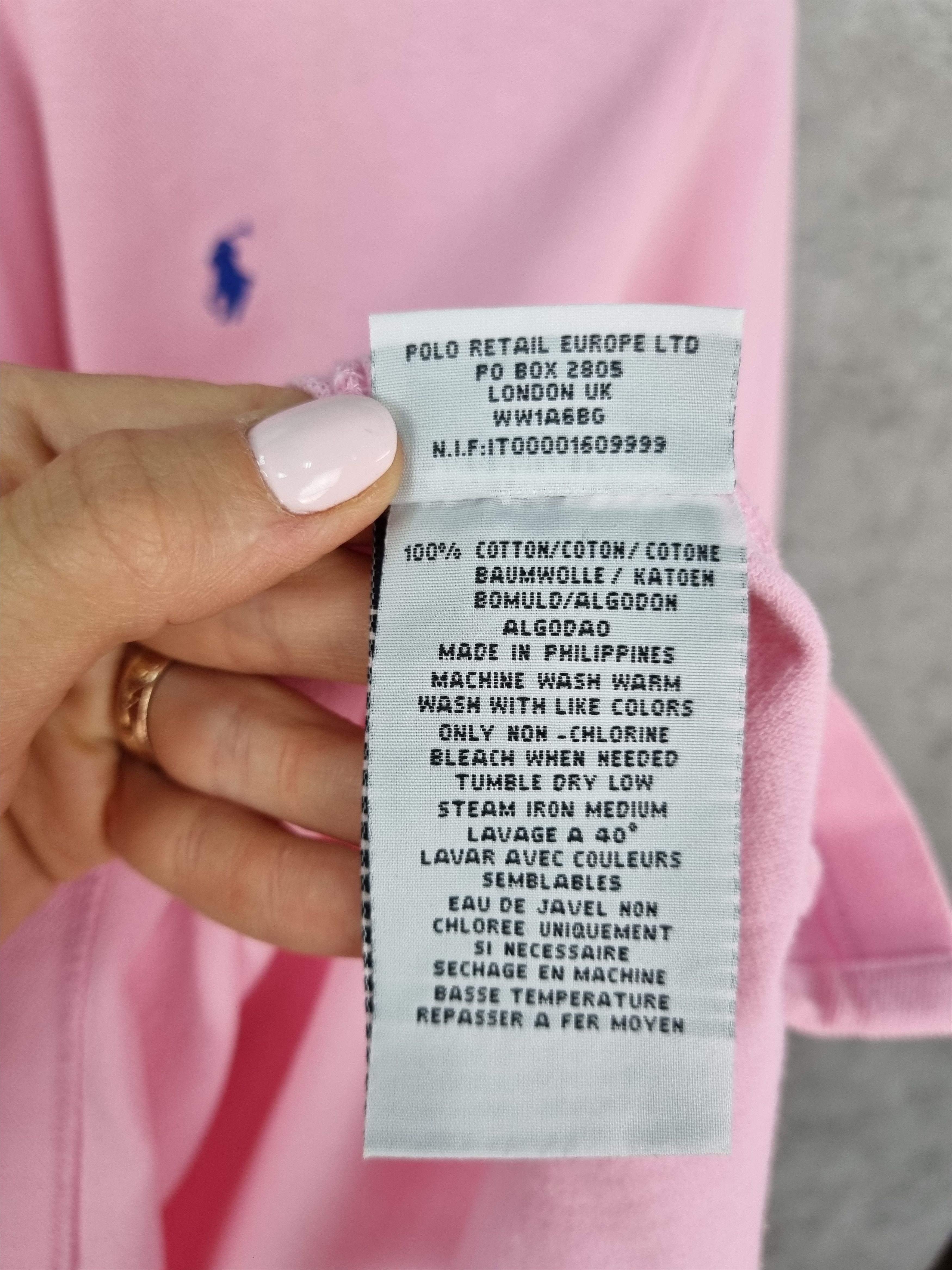 Polo Ralph Lauren × Vintage Polo Ralph Lauren Pink Attractive Long Sleeve Polo Size US XL / EU 56 / 4 - 20 Thumbnail