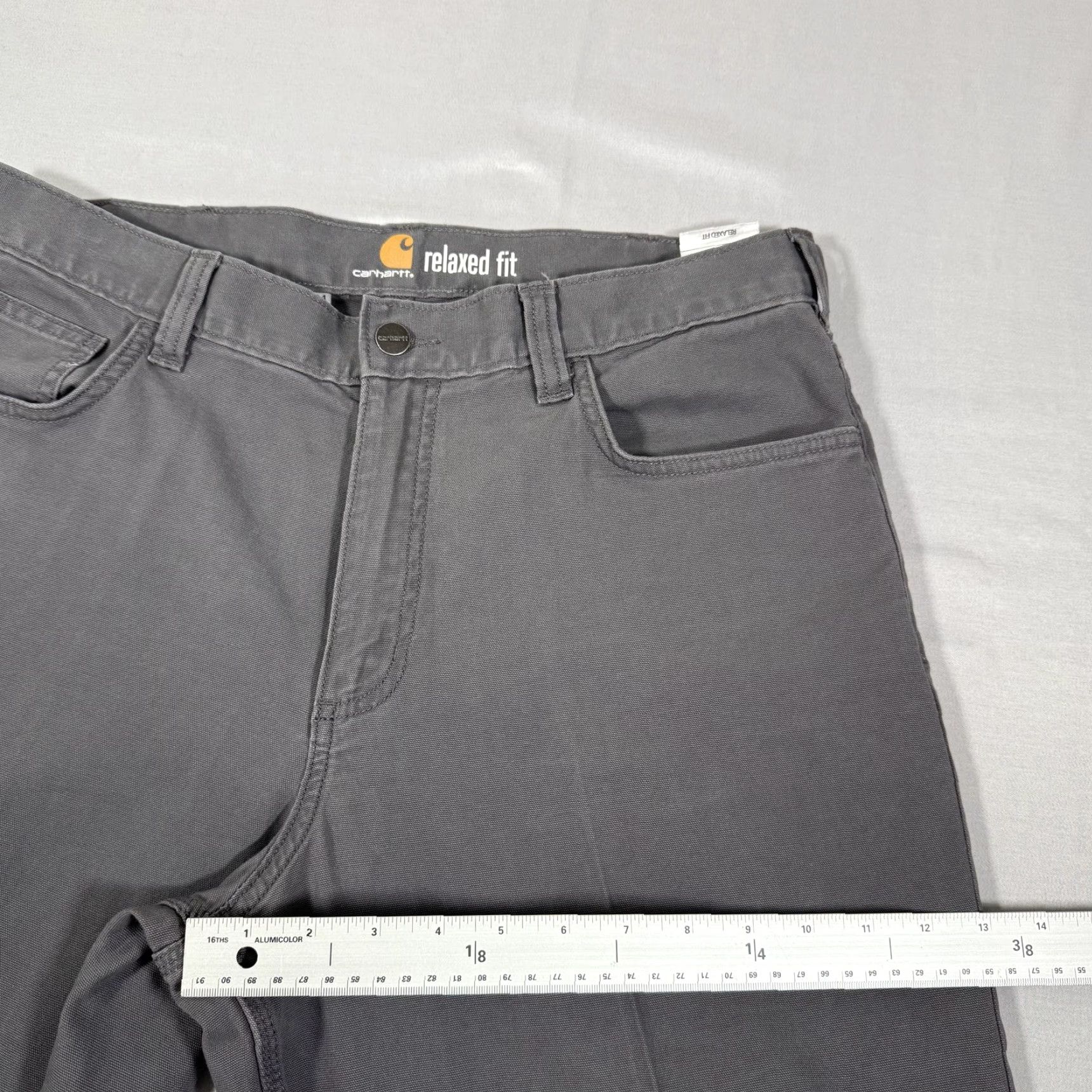 Carhartt Carhartt Pants Mens 34x34 Gray Canvas Carpenter Relaxed Fit Stretch Work Size US 34 / EU 50 - 7 Thumbnail