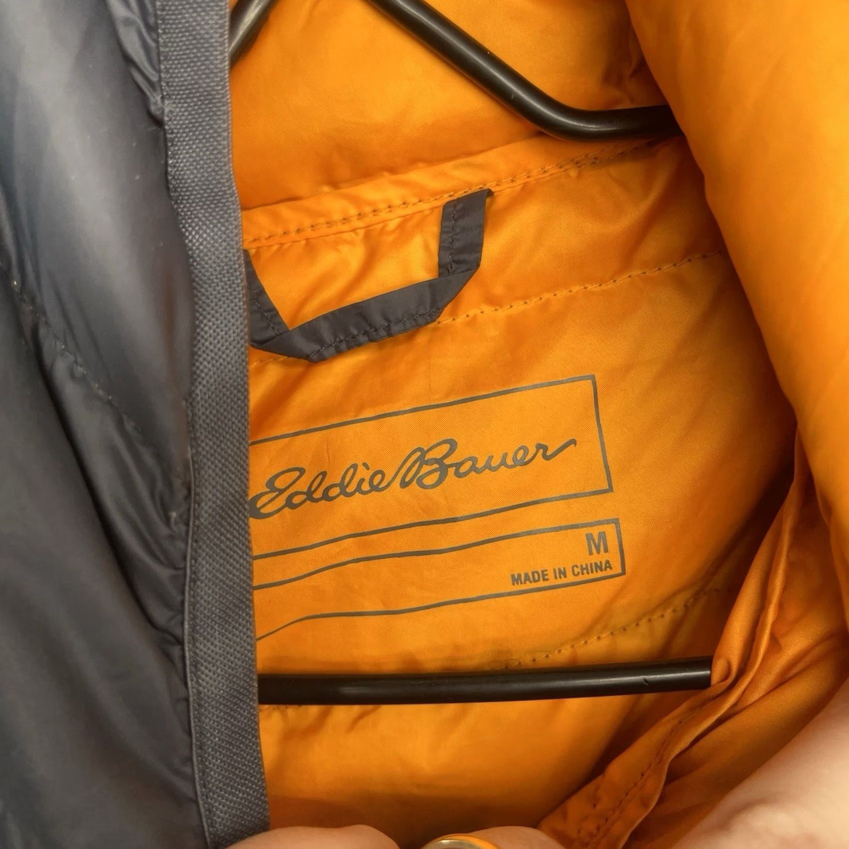 Eddie Bauer Eddie Bauer Jacket Mens M EB650 Goose Down Puffer Outdoors Full Zip Black Mid-Length Size US M / EU 48-50 / 2 - 6 Thumbnail