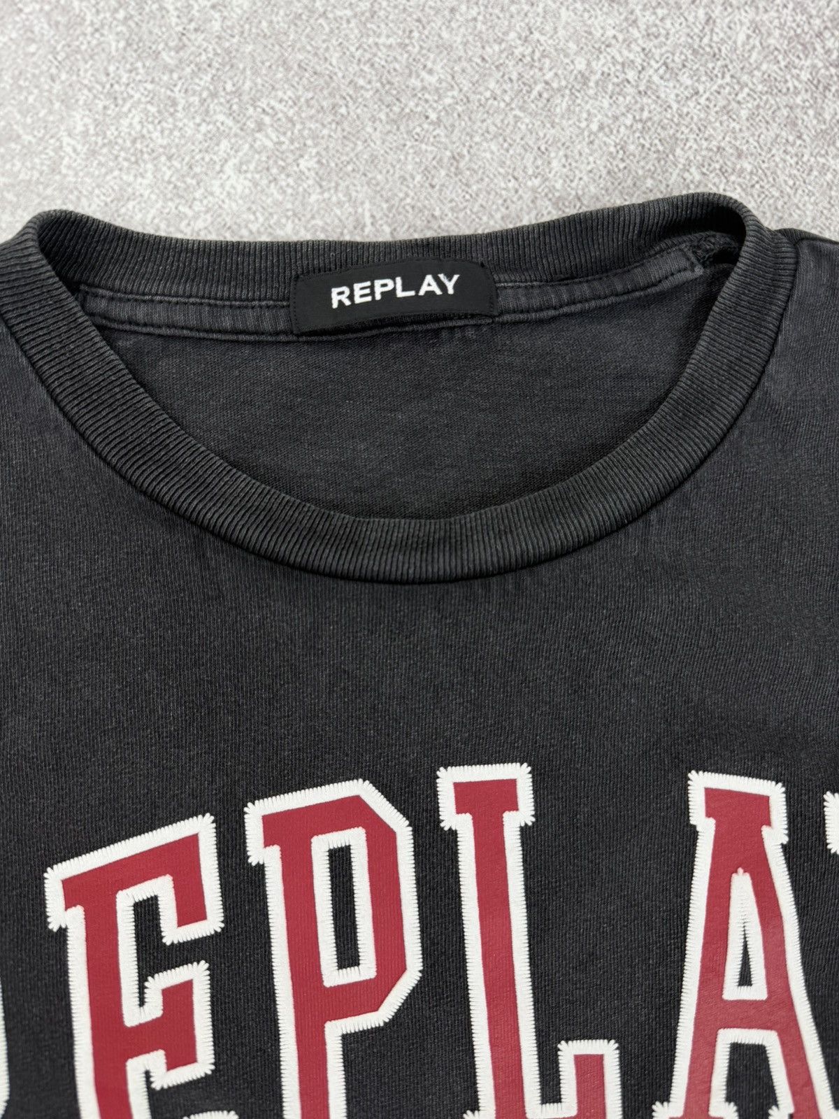 Replay Replay Men’s Logo Shirt Dark Grey Size M Size US M / EU 48-50 / 2 - 4 Thumbnail