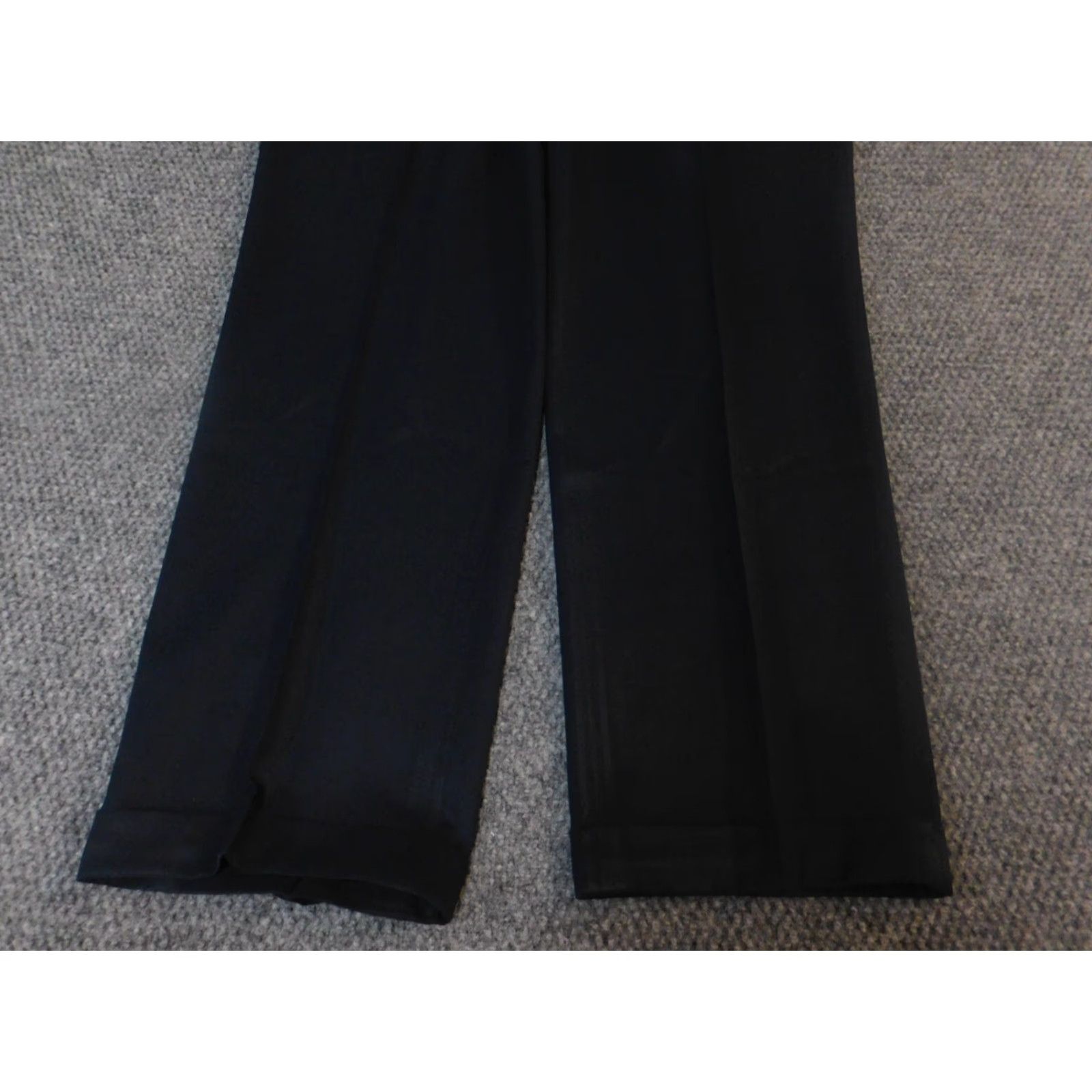 Vintage Alan Flusser Pants 36x34 blue straight regular Mens Pants Straight 34 Inseam 34 Blue Chino Modern Casual Pocket Size US 36 / EU 52 - 7 Thumbnail