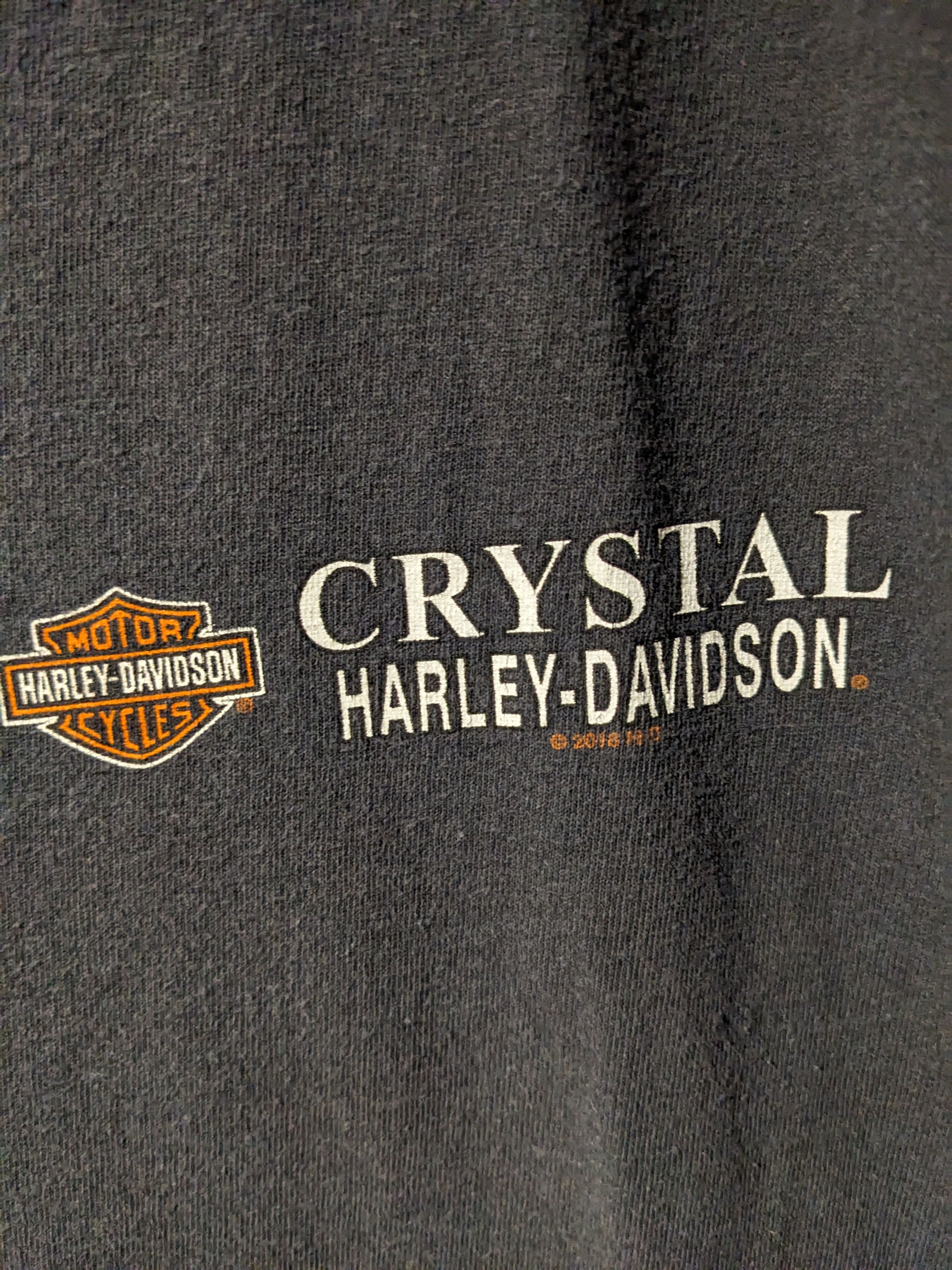 Harley Davidson × Vintage Harley Davidson Motorcycle Crystal River Florida T-Shirt Size US XL / EU 56 / 4 - 7 Thumbnail