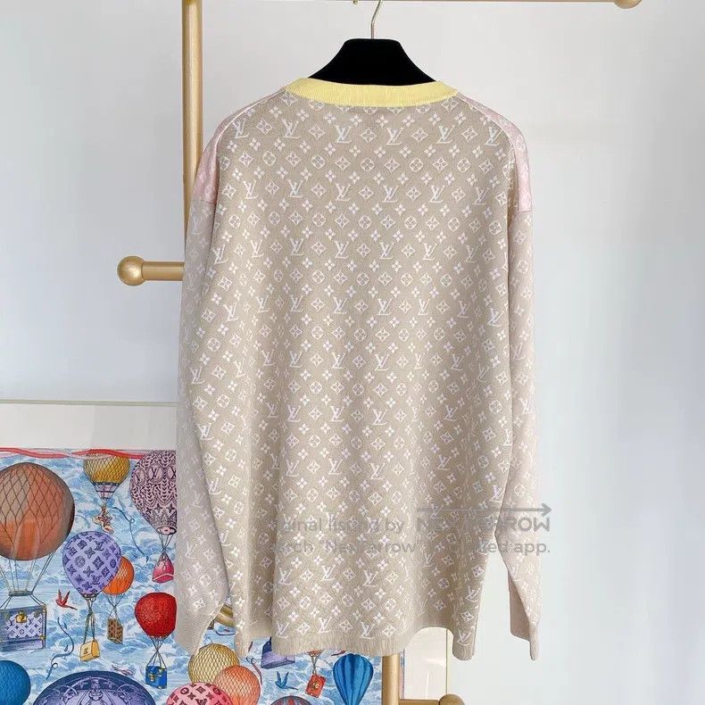 Louis Vuitton Louis Vuitton Old Flower Color Block Knitwear sweater Size M / US 6-8 / IT 42-44 - 2 Thumbnail