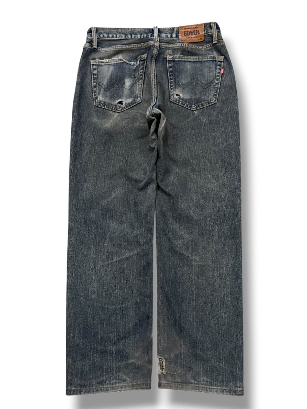 Edwin Vintage Edwin 403 Japanese Denim Jeans | Regular Straight 31 Size US 31 - 3 Thumbnail