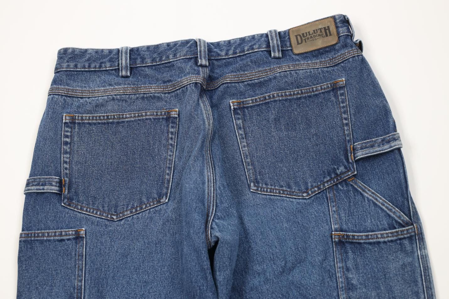 Duluth Trading Company Duluth Trading Co Gusseted Wide Leg Denim Jeans Blue Size US 38 / EU 54 - 10 Thumbnail