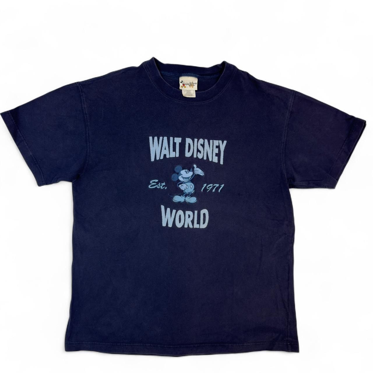 Disney Walt Disney World Mickey Mouse Navy T-Shirt Size Large Size US L / EU 52-54 / 3 - 1 Thumbnail