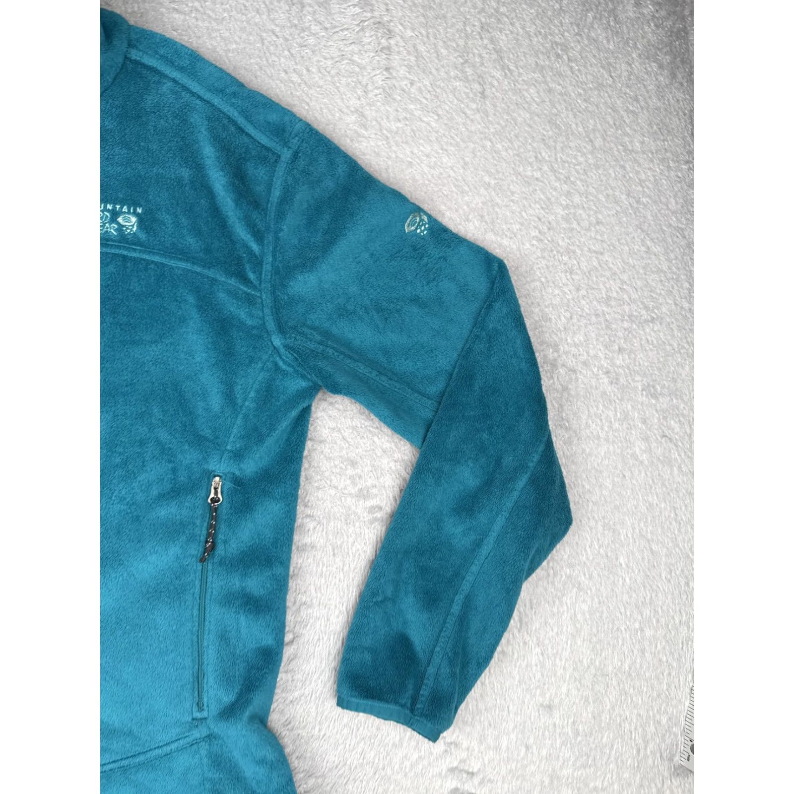 Mountain Hardwear VINTAGE: No—ignore. Mountain Hardwear Fleece Jacket Womens XL Teal Pyxis Full Zip Polyester Size XL / US 12-14 / IT 48-50 - 5 Thumbnail