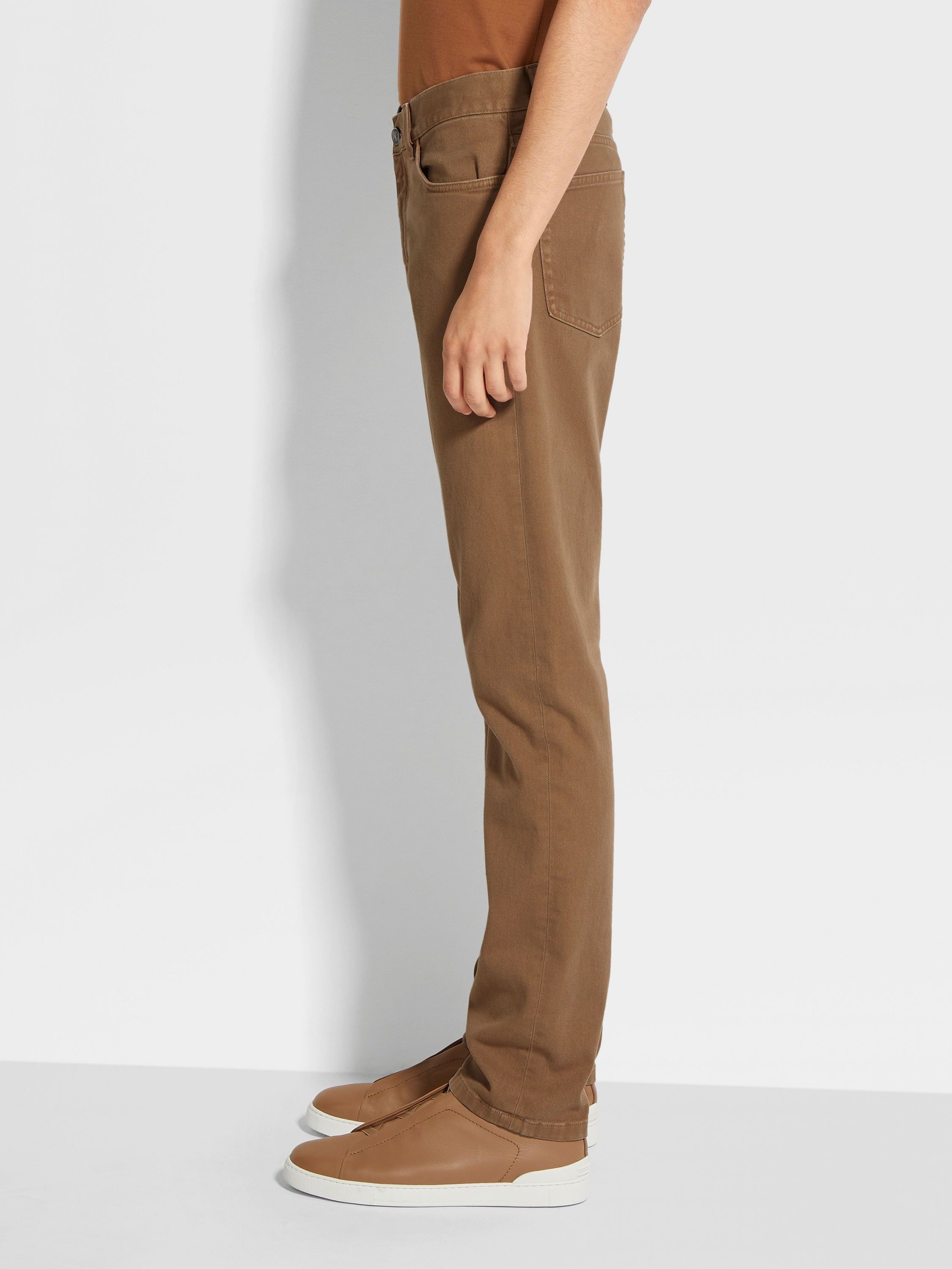 Ermenegildo Zegna o1s1rm0225 RUDPZWA7 Denim Jeans in Brown Size US 36 / EU 52 - 2 Thumbnail