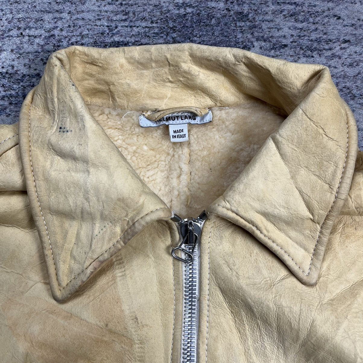 Helmut Lang × Vintage Archive 2000s Helmut Lang shearling leather jacket Size US M / EU 48-50 / 2 - 5 Thumbnail