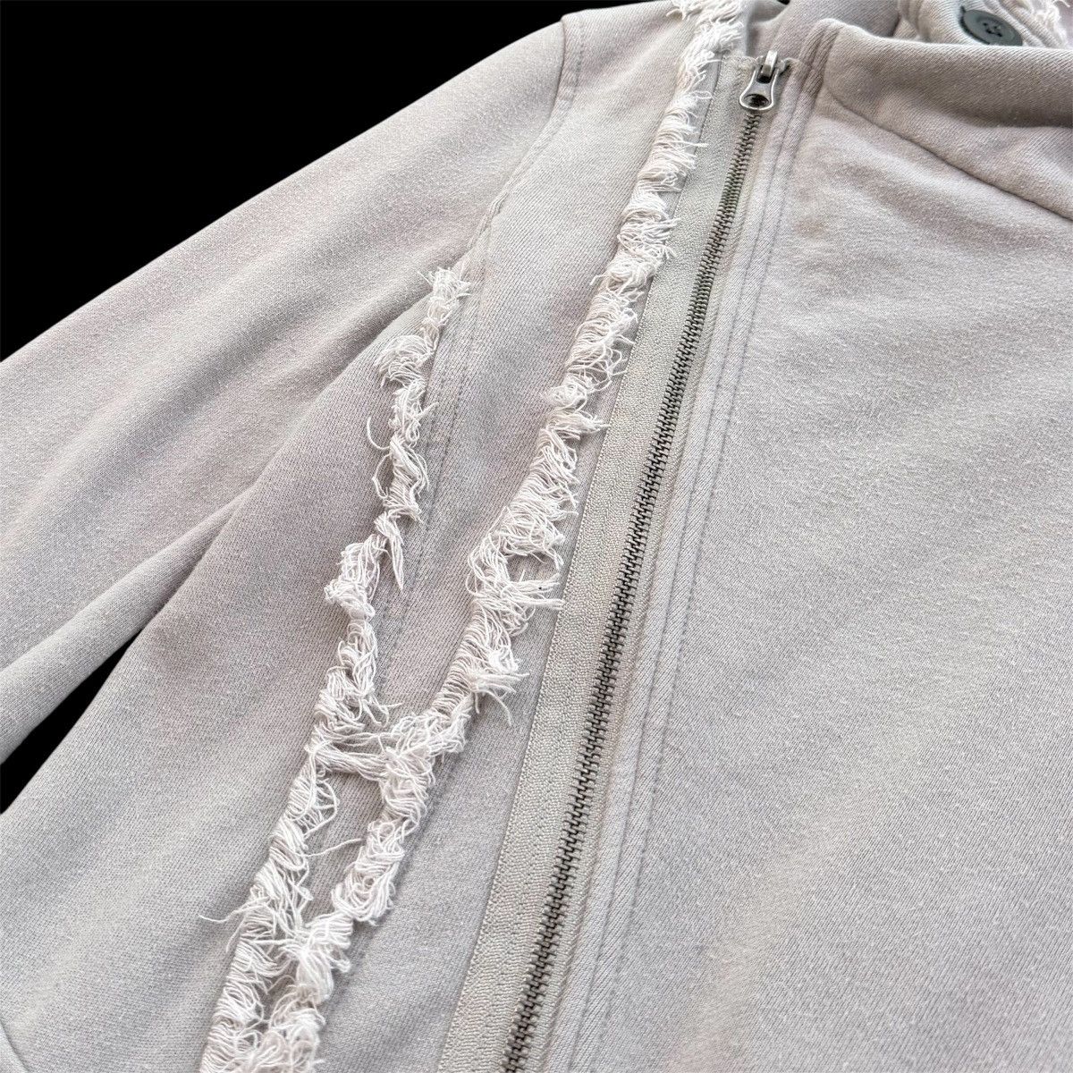 Japanese Brand Anne Kerry Cool Distressed Hooded Jacket – Asymmetrical Size US M / EU 48-50 / 2 - 6 Thumbnail