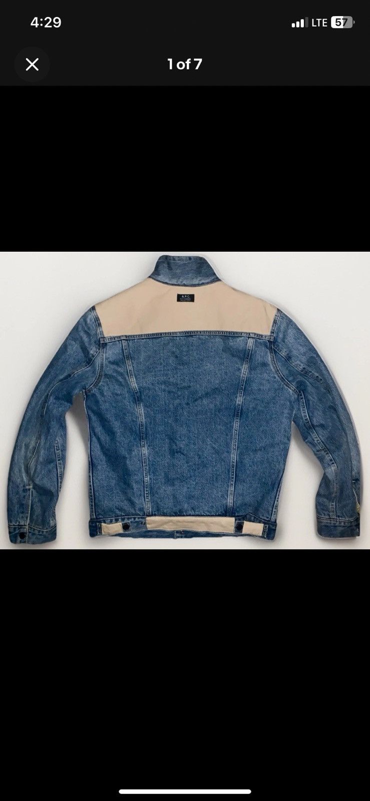 Custom Levi/A.P.C Denim Jacket
