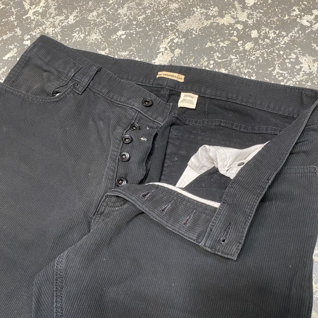 John Varvatos × Vintage Vintage John Varvatos Corduroy Black Archive Pants Size US 37 - 6 Thumbnail