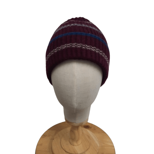Japanese Brand 🗽Japanese brand east boy stripes pull on beanie hat Size ONE SIZE - 1 Thumbnail