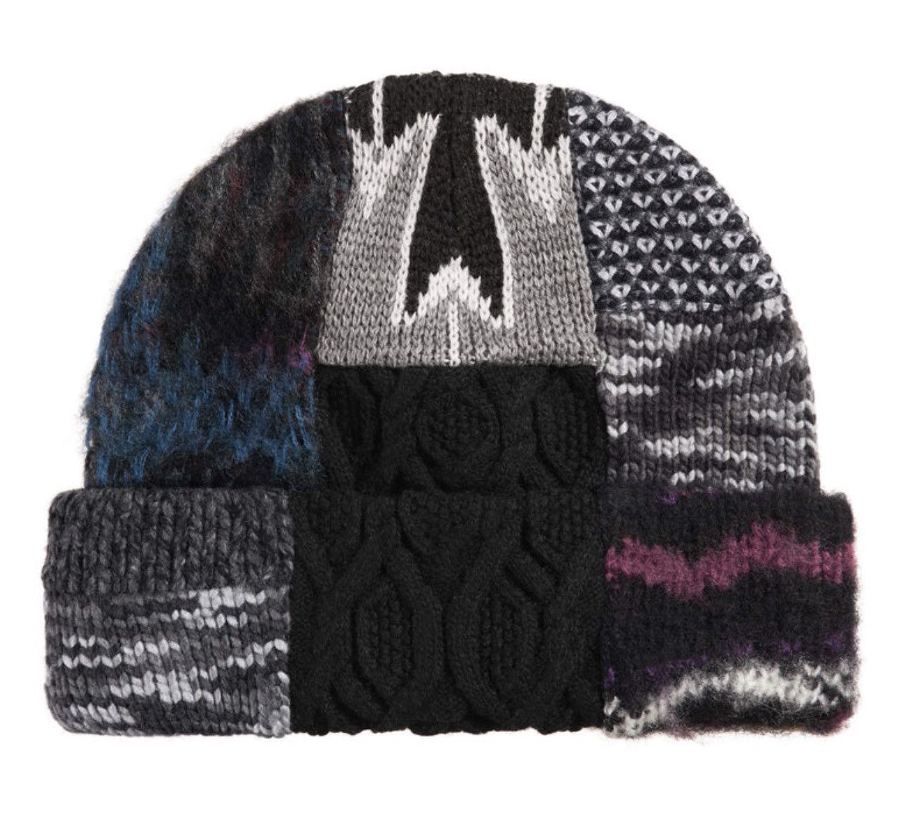 Supreme Supreme patchwork beanie black NEW OS PRESALE Size ONE SIZE - 2 Thumbnail