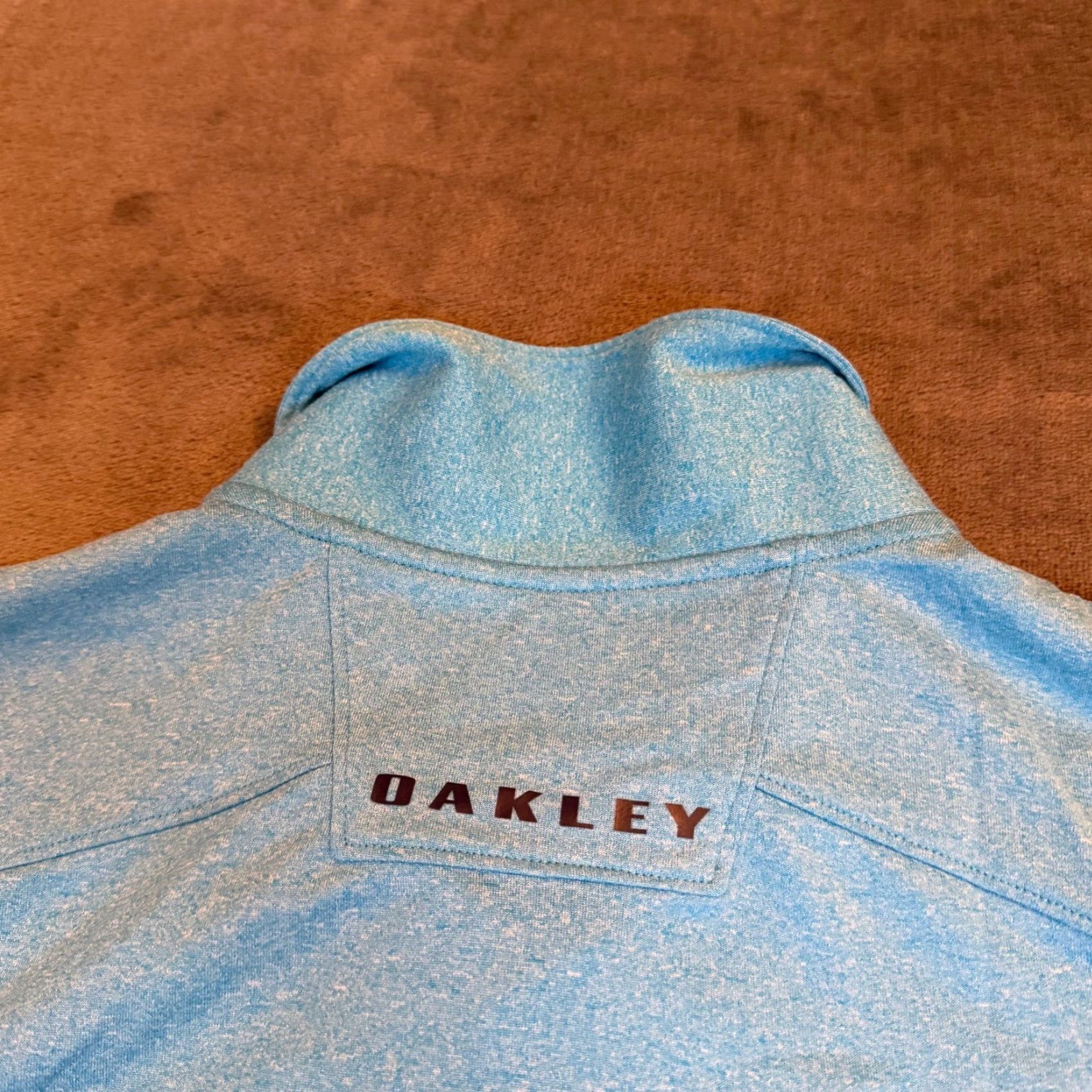 Oakley Oakley Polo Shirt Mens XL Blue Heathered Tailored Short Sleeve Golf Activewear Breathable Moisture Wicking Logo Size US XL / EU 56 / 4 - 5 Thumbnail