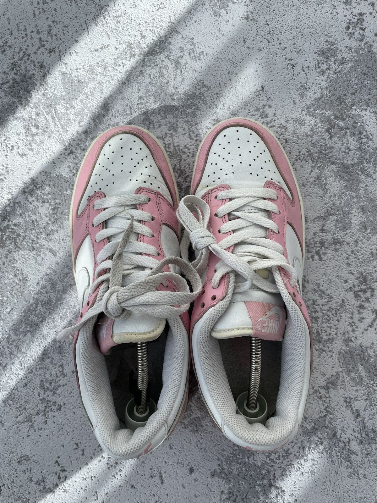 Nike × Vintage Vintage Nike Dunk 2005 Pink Leather Shoes Size US 7.5 / IT 37.5 - 5 Thumbnail