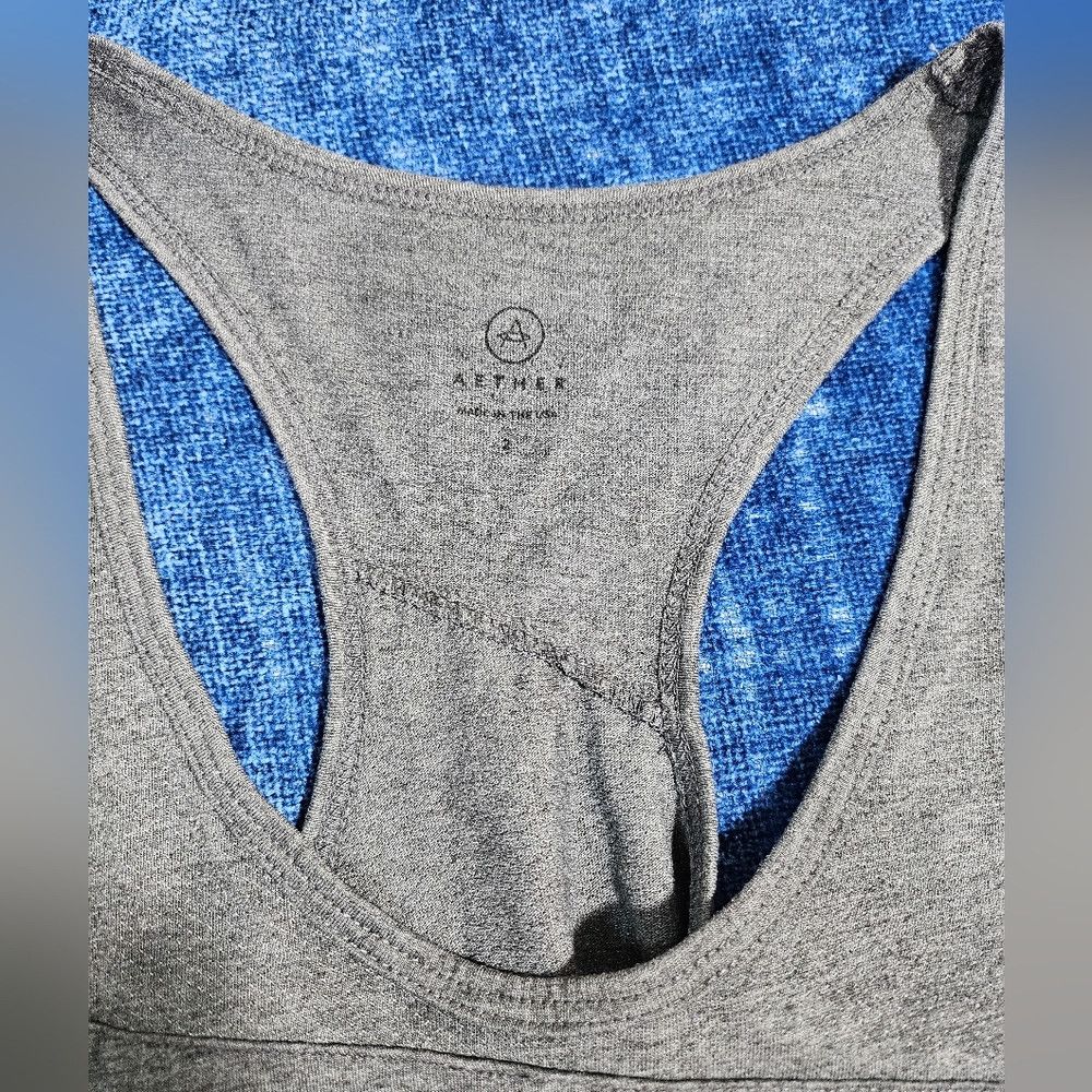 Aether Apparel Aether Grey Racerback Tank 2 Medium Size M / US 6-8 / IT 42-44 - 4 Thumbnail