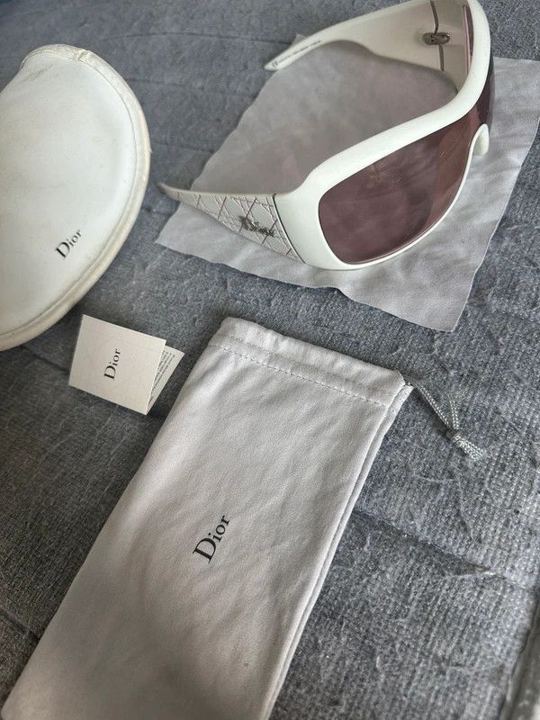 Dior CHRISTIAN DIOR Cannage 1 ATSO0 Sunglasses White Size ONE SIZE - 1 Thumbnail