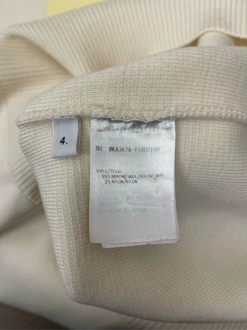 Thom Browne Thom browne Beige stripe round-neck wool sweater 2504-Nexta Size US XL / EU 56 / 4 - 7 Thumbnail