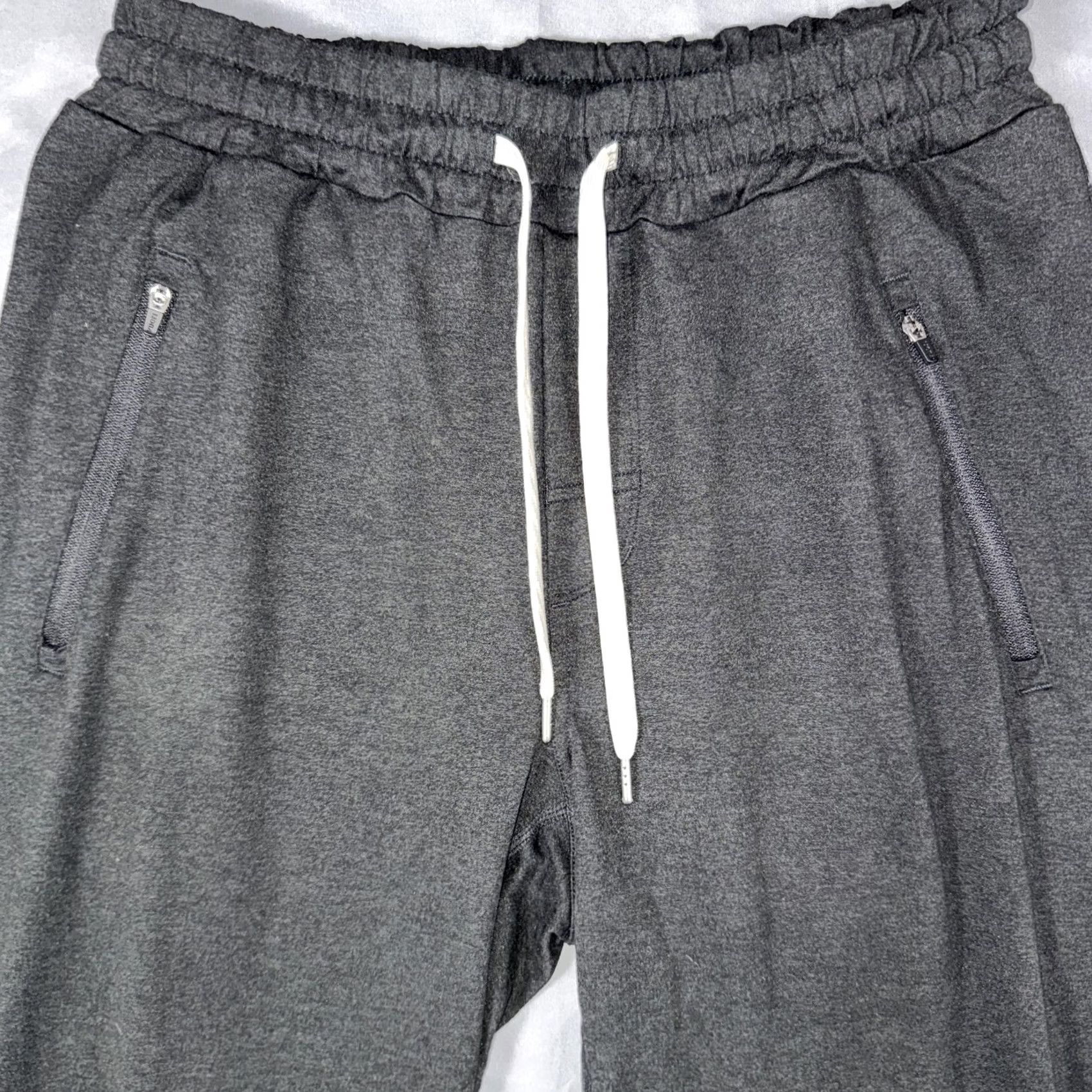 Vuori Vuori Jogger Pants Men's S Black Jersey Elastic Waist Pockets Zip Pocket Tapered Activewear Casual Size US S / EU 44-46 / 1 - 5 Thumbnail