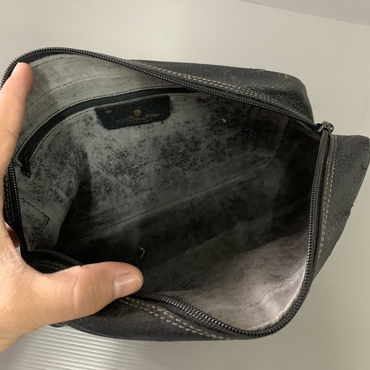 Gucci Gucci Black Monogram Vintage Clutch Bag Size ONE SIZE - 10 Thumbnail