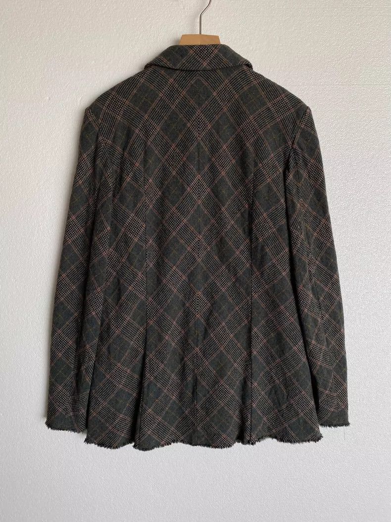 Comme des Garcons Comme Des Garcons size 均码 Plaid wool coat Size S / US 4 / IT 40 - 2 Thumbnail