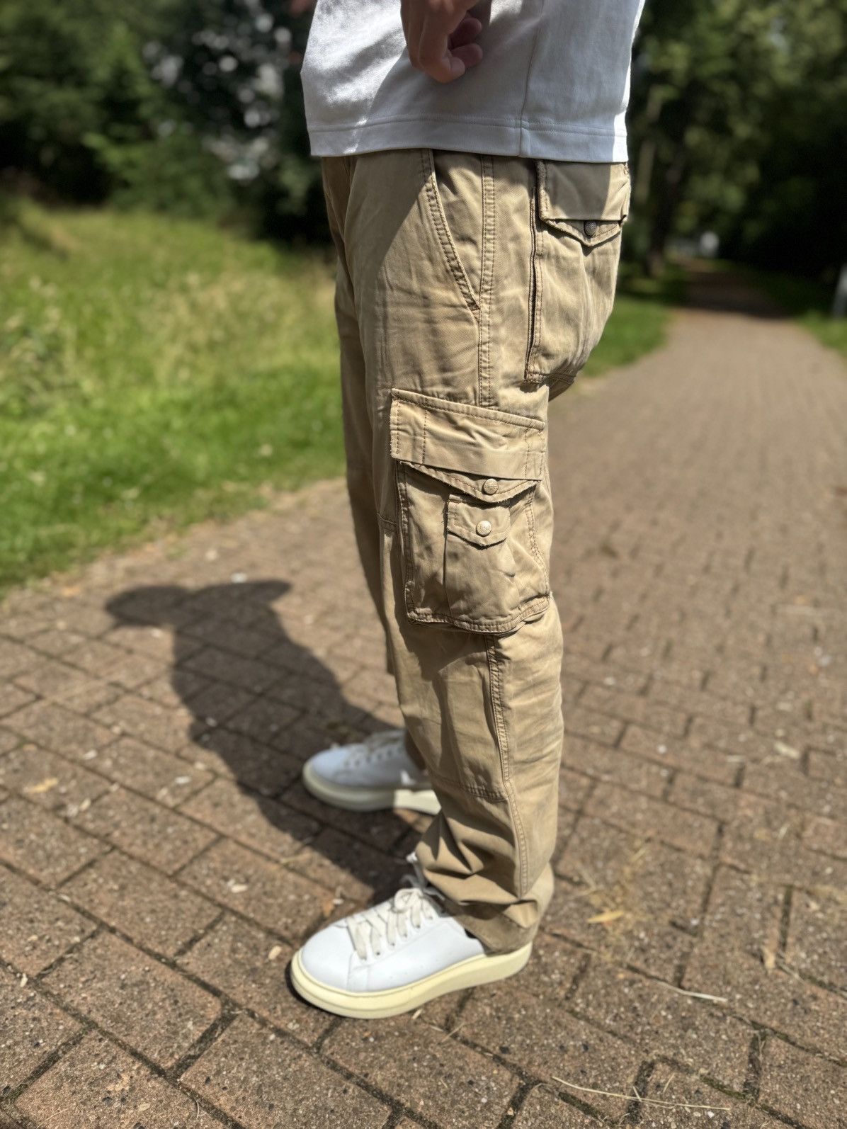 Diesel Diesel Cargo Pants Vintage Avantgarde Size US 33 - 2 Thumbnail