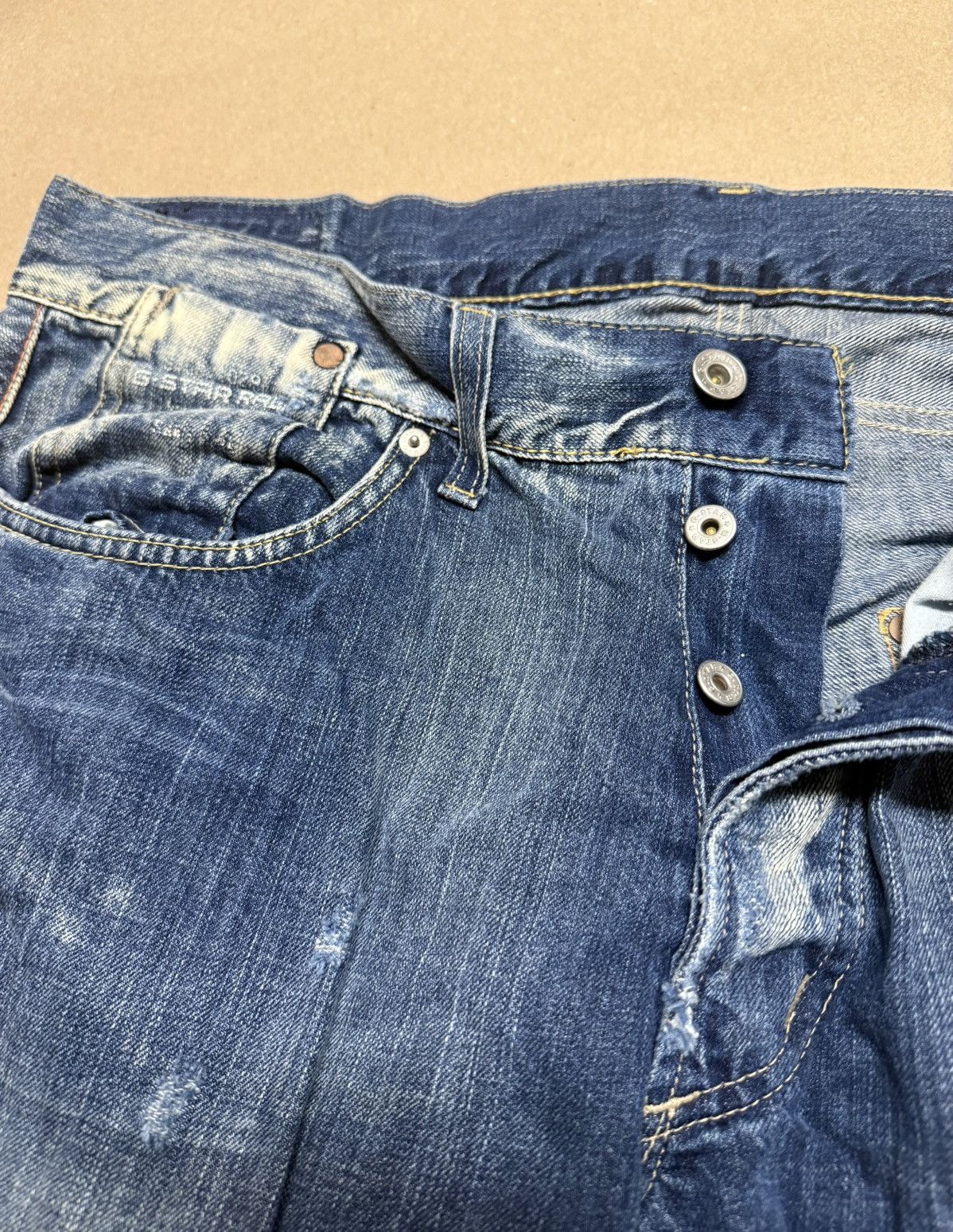 G-Star G Star Raw Denim Jeans Men’s 38 x 34 Rare! Size US 38 / EU 54 - 5 Thumbnail