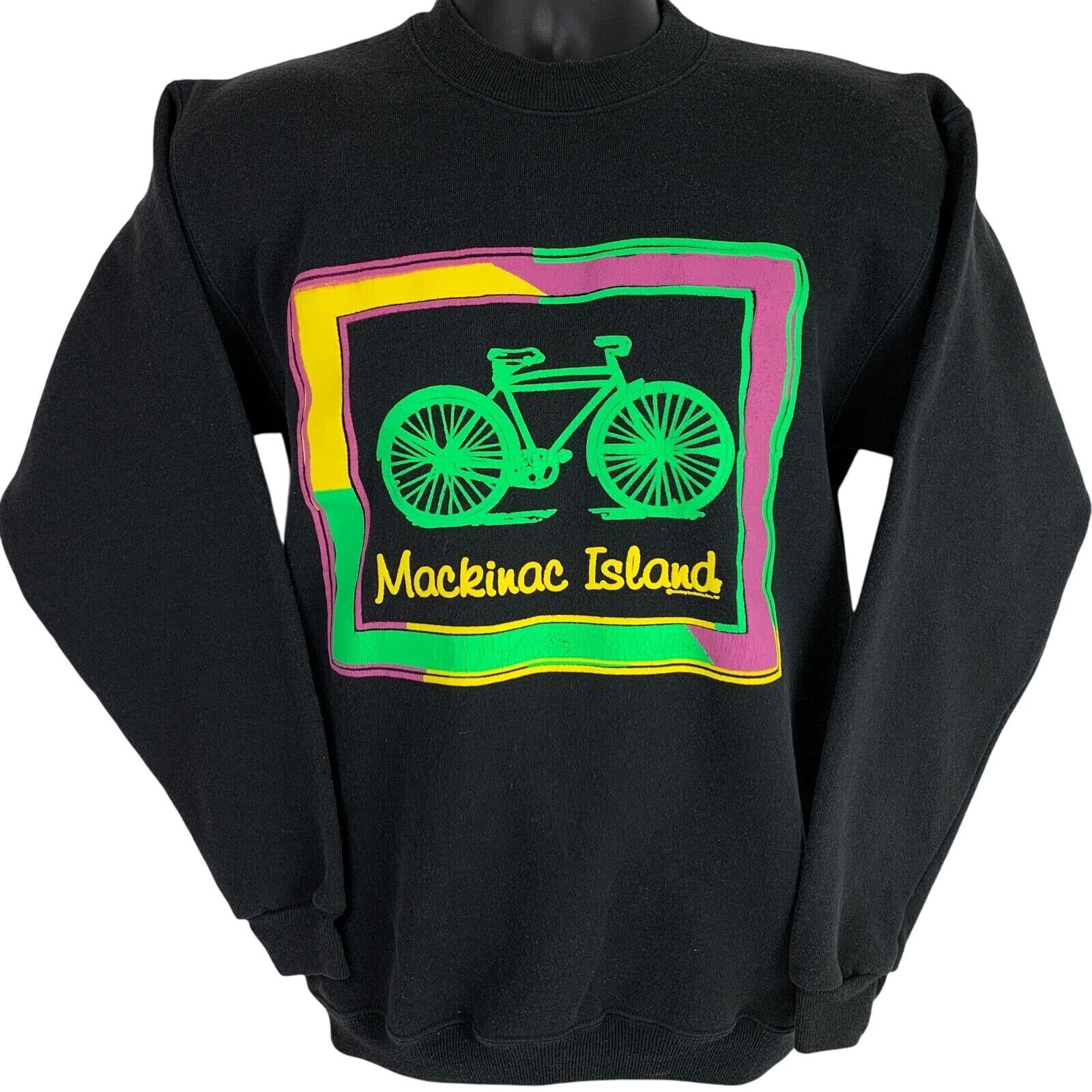 Hanes Vintage 90s Mackinac Island Michigan Sweatshirt S Small Size US S / EU 44-46 / 1 - 1 Thumbnail