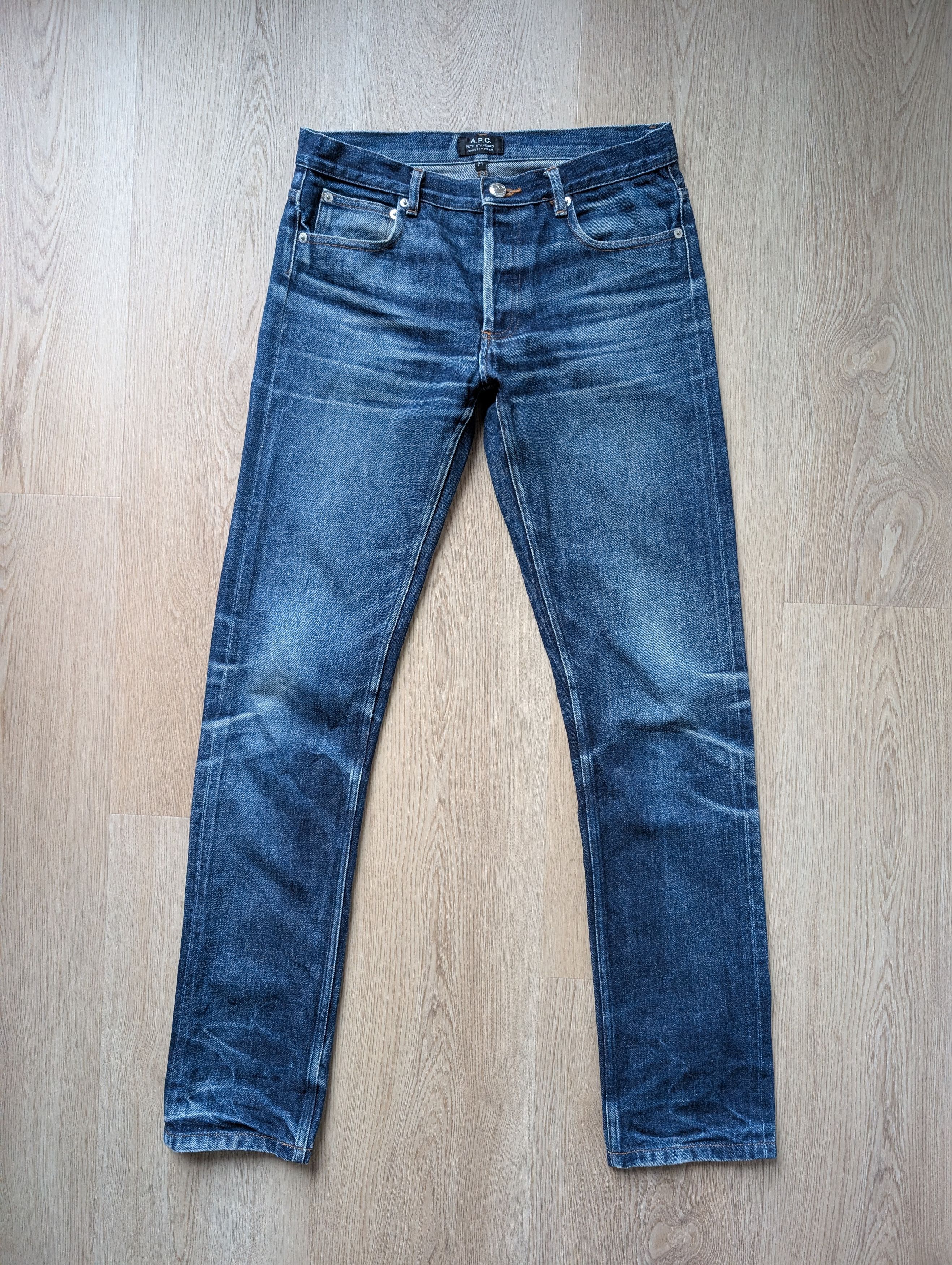 A.P.C. A.P.C. Standard Blue Jeans Selvedge Distressed Faded Size US 29 - 3 Thumbnail