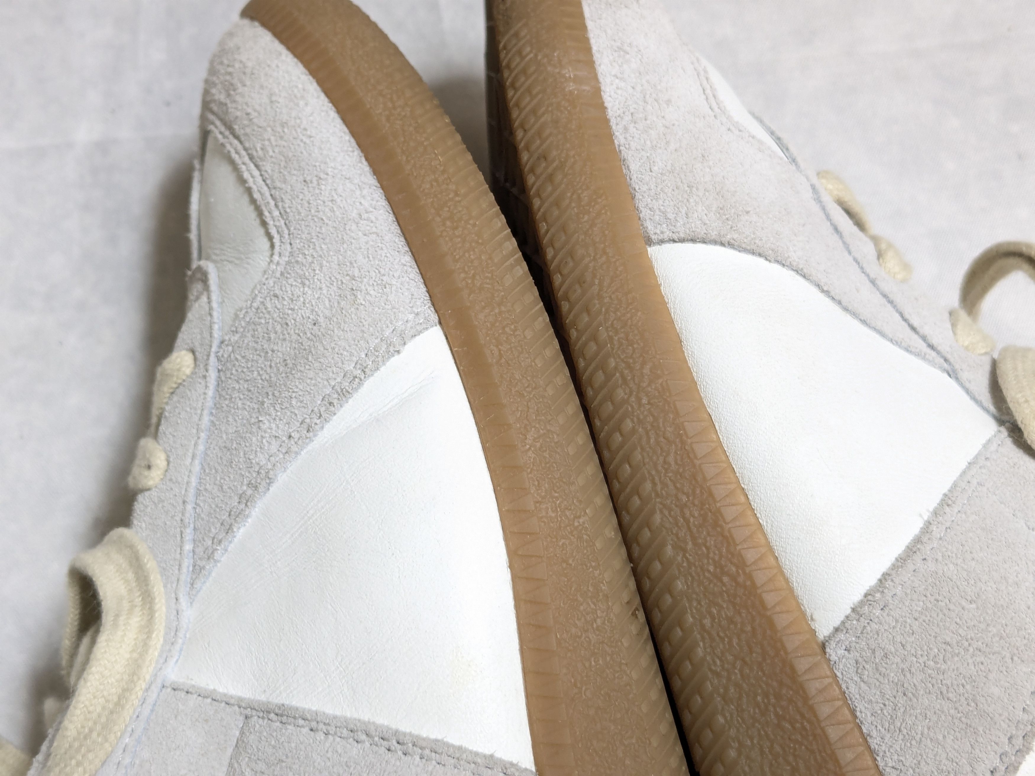 Maison Margiela Maison Margiela Replica GAT White Gray 11 44 Gum Low Size US 11 / EU 44 - 8 Thumbnail
