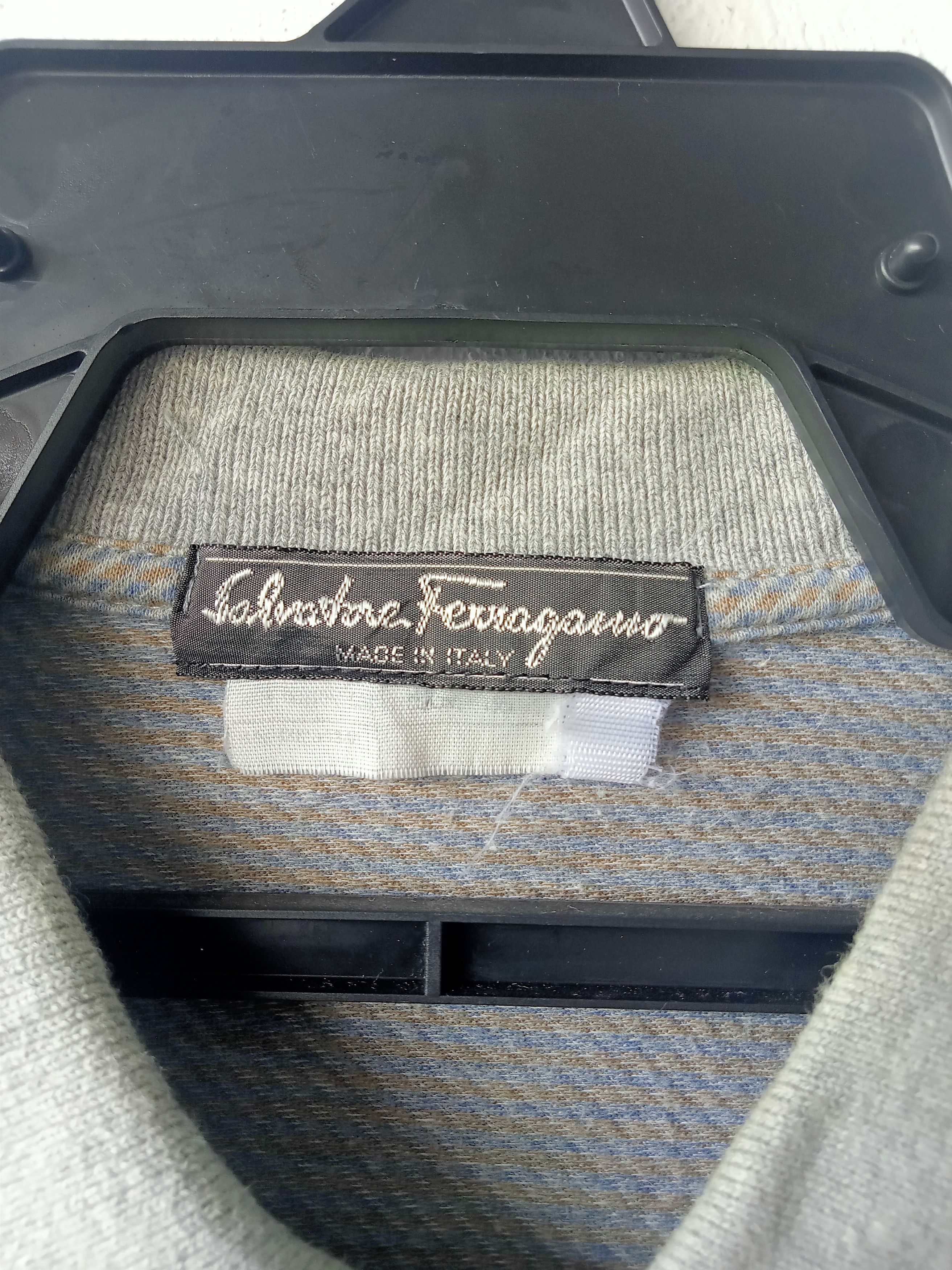 Salvatore Ferragamo Vintage Salvatore Ferragamo Long Sleeve Polos Size US M / EU 48-50 / 2 - 2 Thumbnail